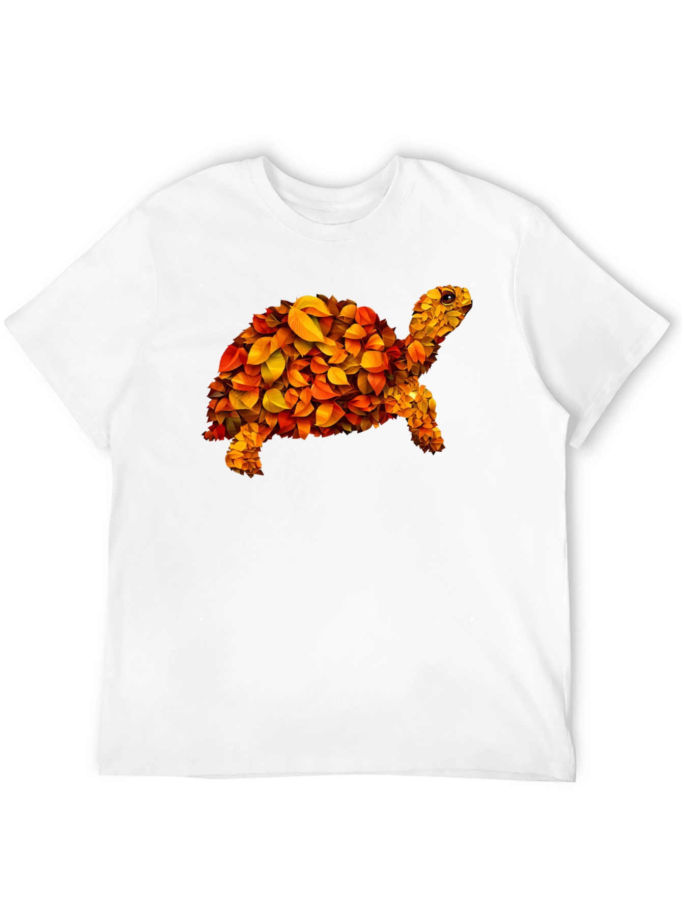 Leaf Turtle Graphic Tee - Unique Design
