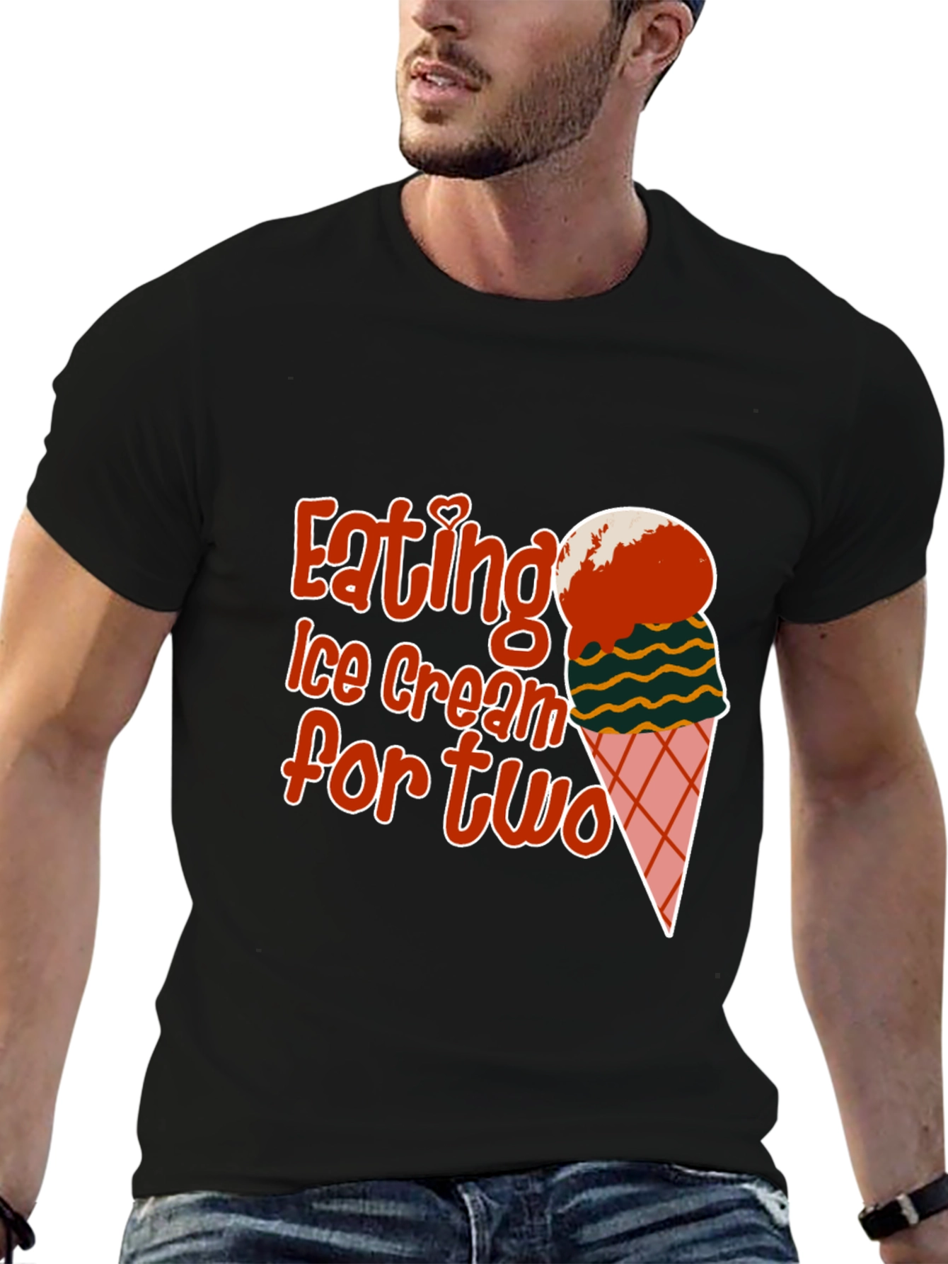 Eating Ice Cream for Two Graphic Tee