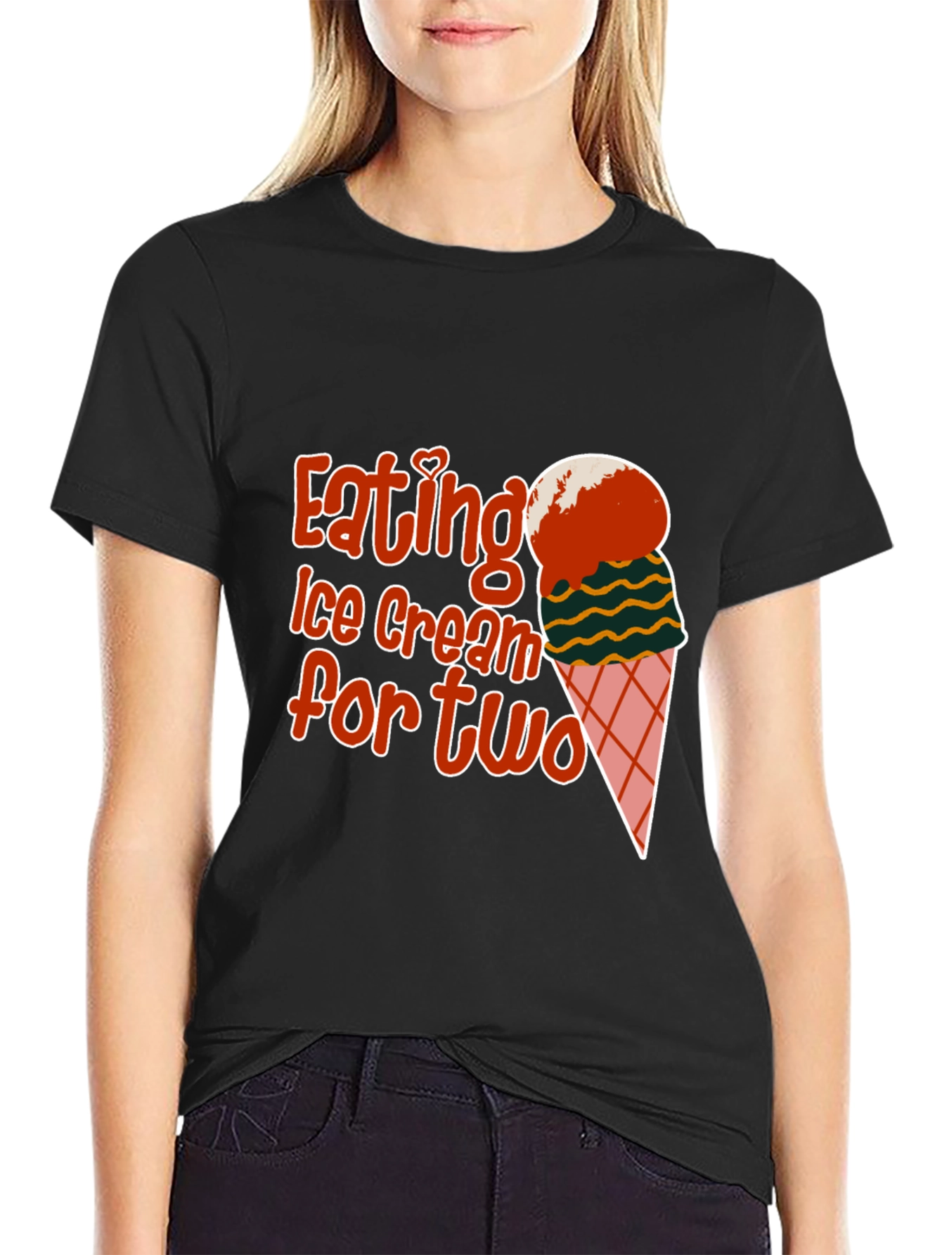 Eating Ice Cream for Two Graphic Tee