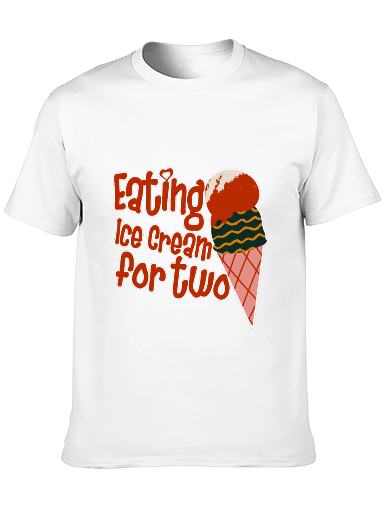 Eating Ice Cream for Two Graphic Tee