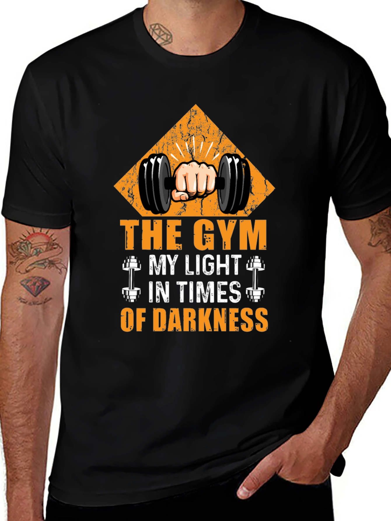 Gym My Light in Darkness Graphic T-Shirt