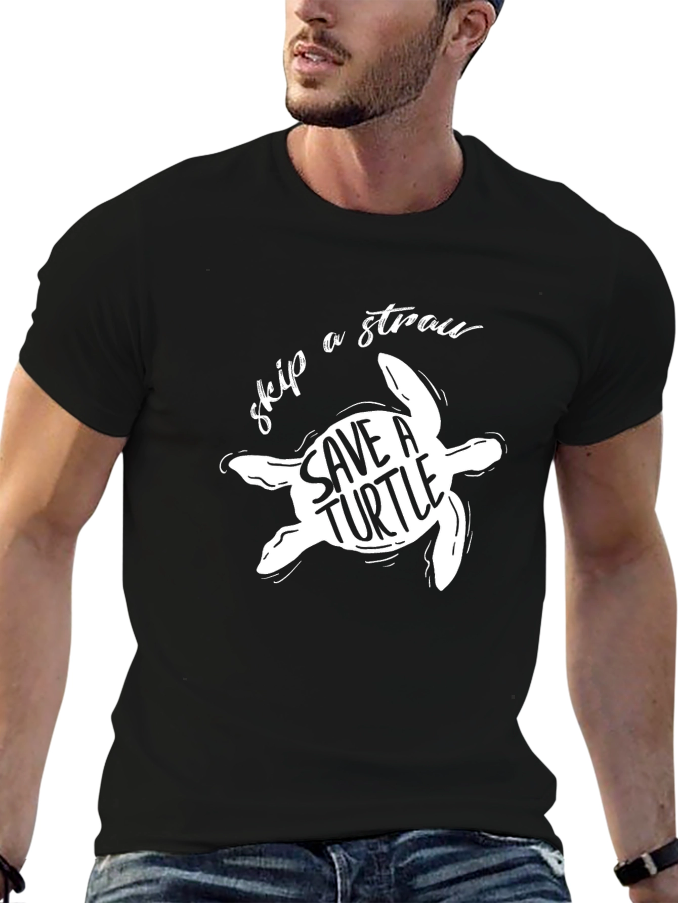 Save a Turtle T-Shirt - Skip a Straw