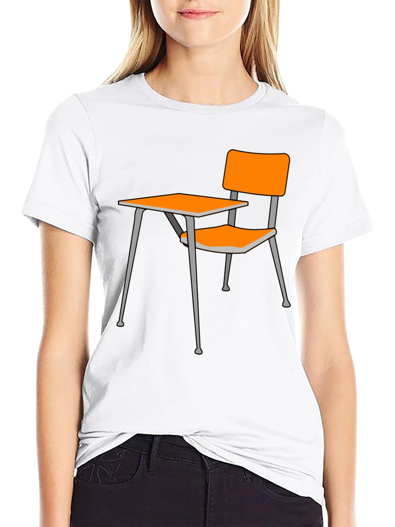 Retro School Desk Graphic Tee