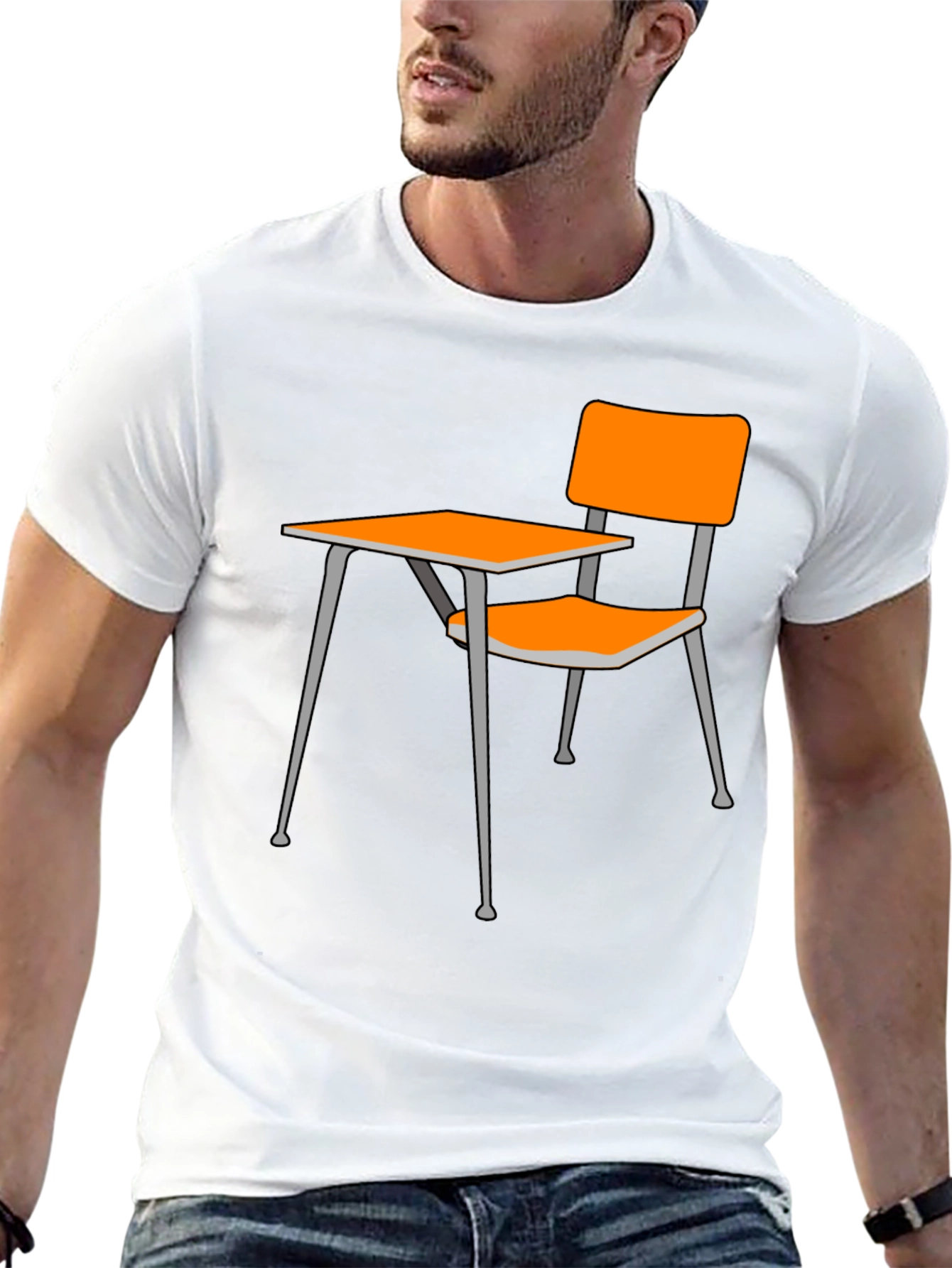 Retro School Desk Graphic Tee