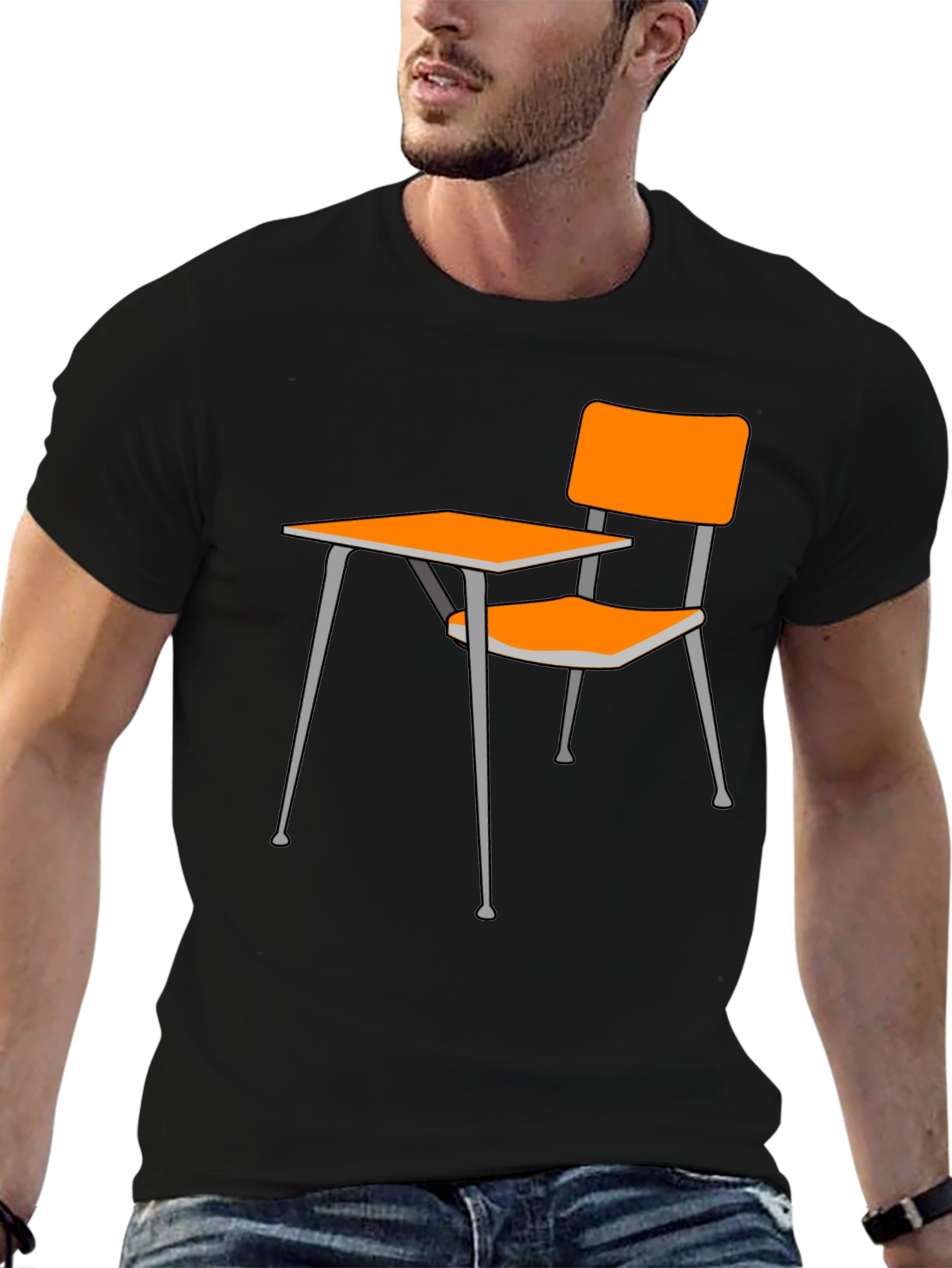 Retro School Desk Graphic Tee