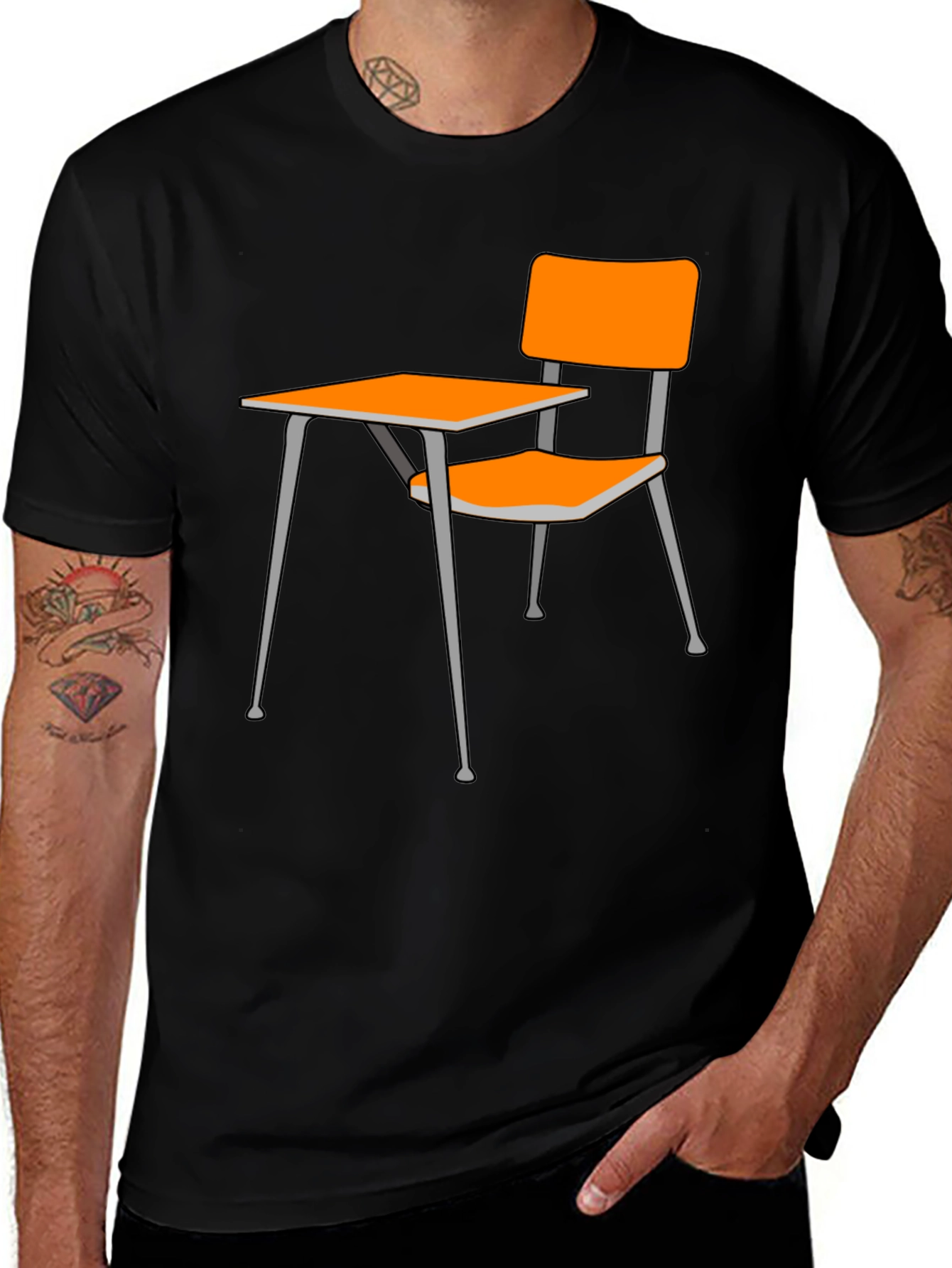 Retro School Desk Graphic Tee