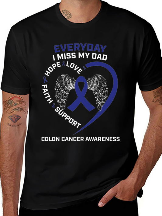 Colon Cancer Awareness T-Shirt - Miss My Dad