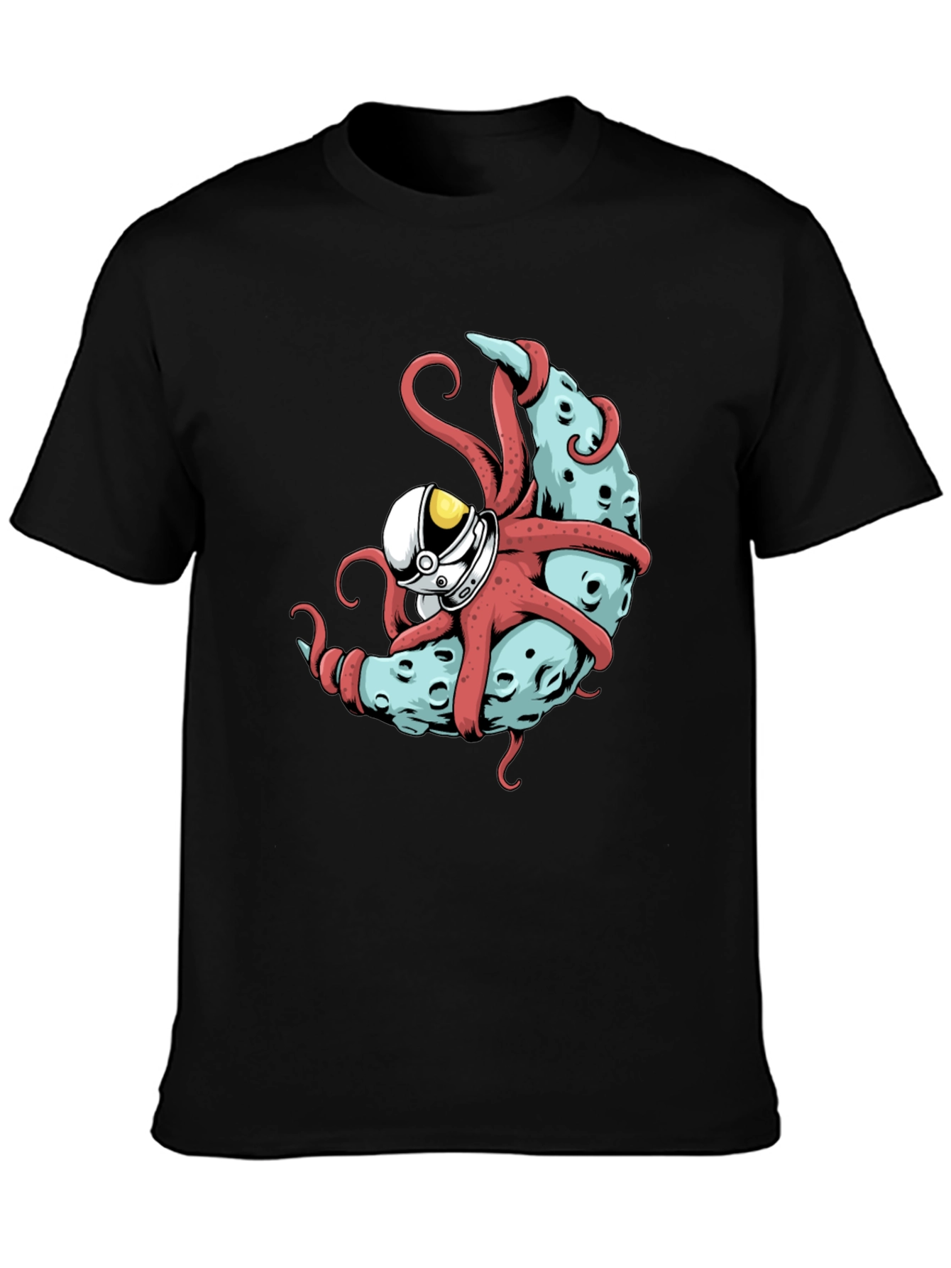 Cosmic Kraken T-Shirt - Octopus Astronaut Design