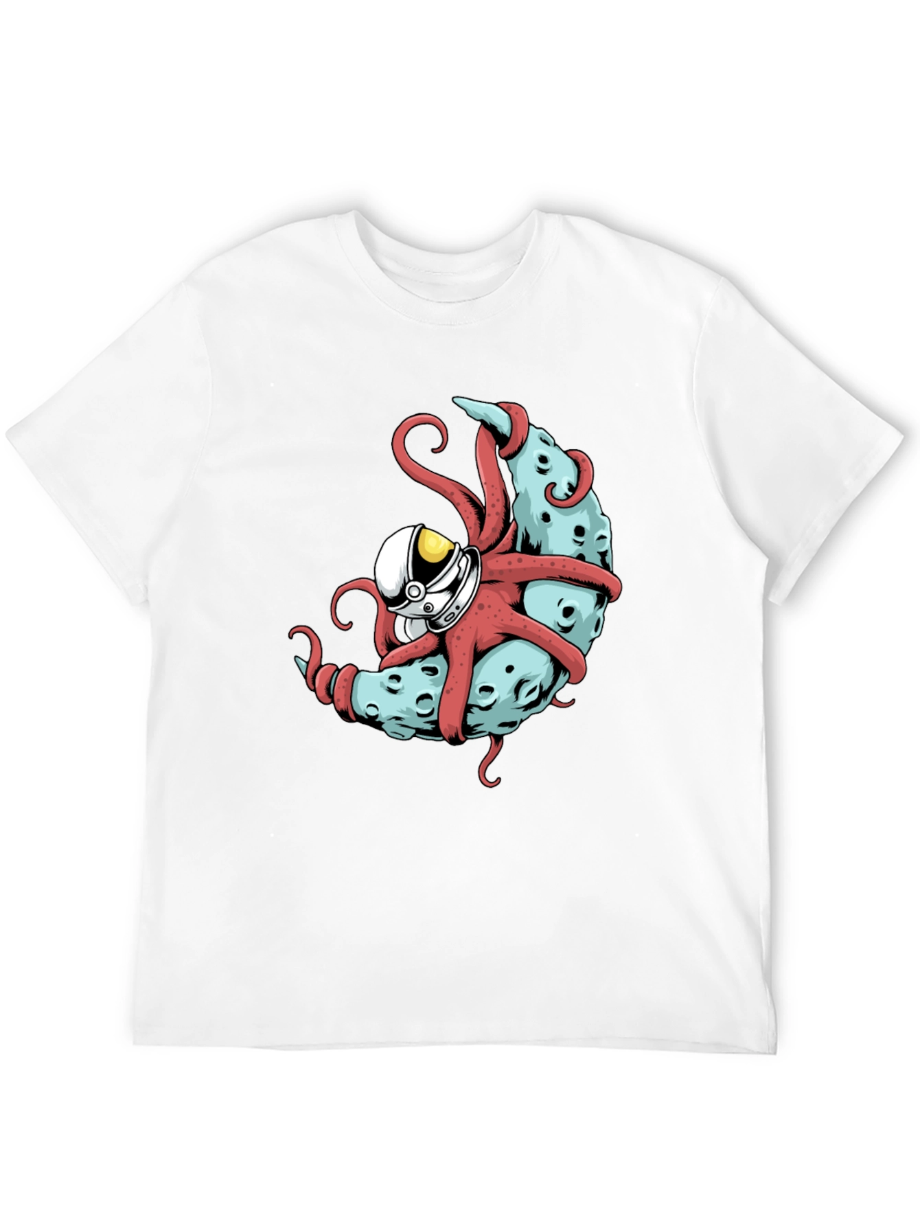Cosmic Kraken T-Shirt - Octopus Astronaut Design