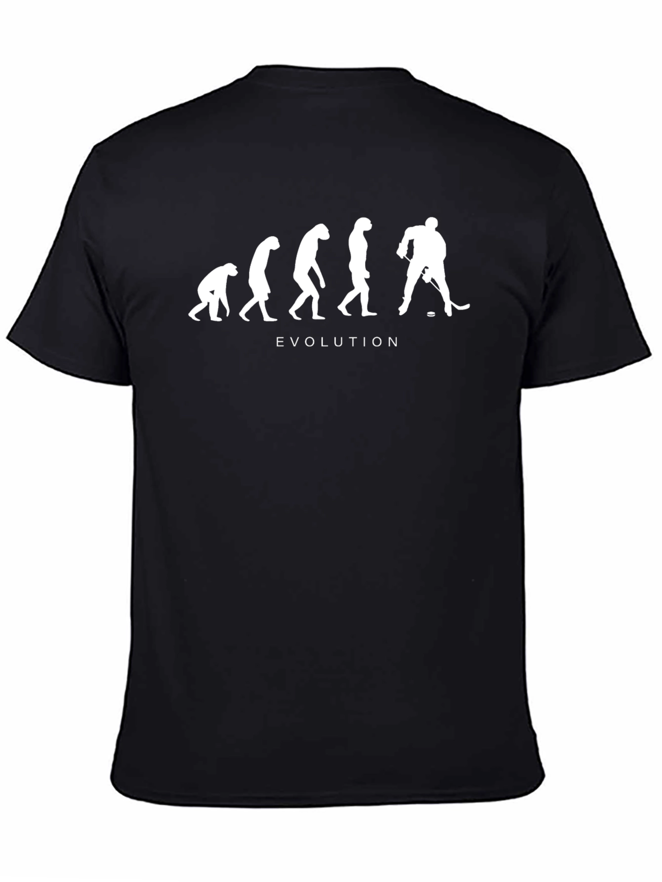Hockey Evolution Black T-Shirt - Cool Sportswear