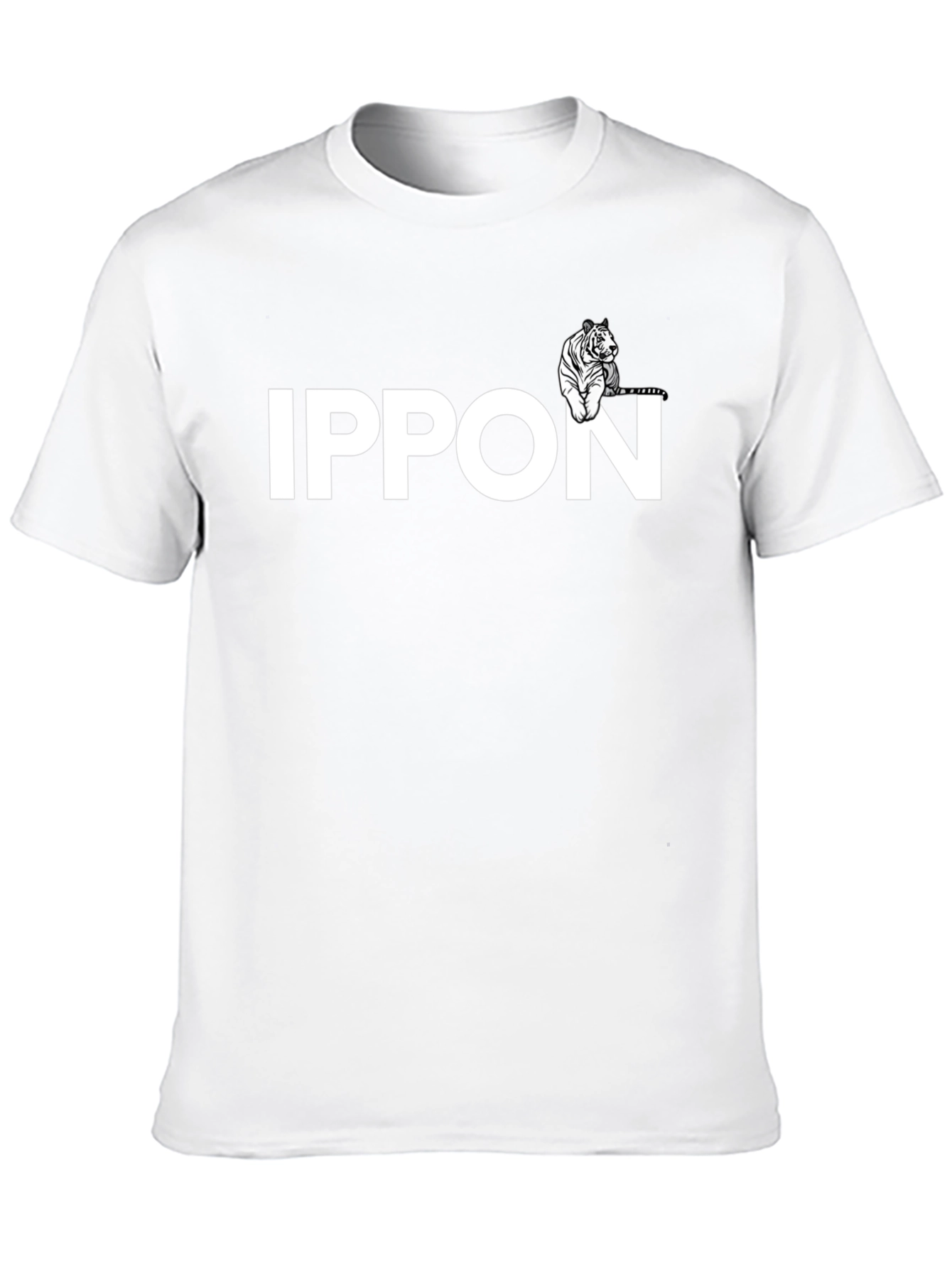 Ippon Tiger Graphic Tee - Cool Martial Arts Shirt