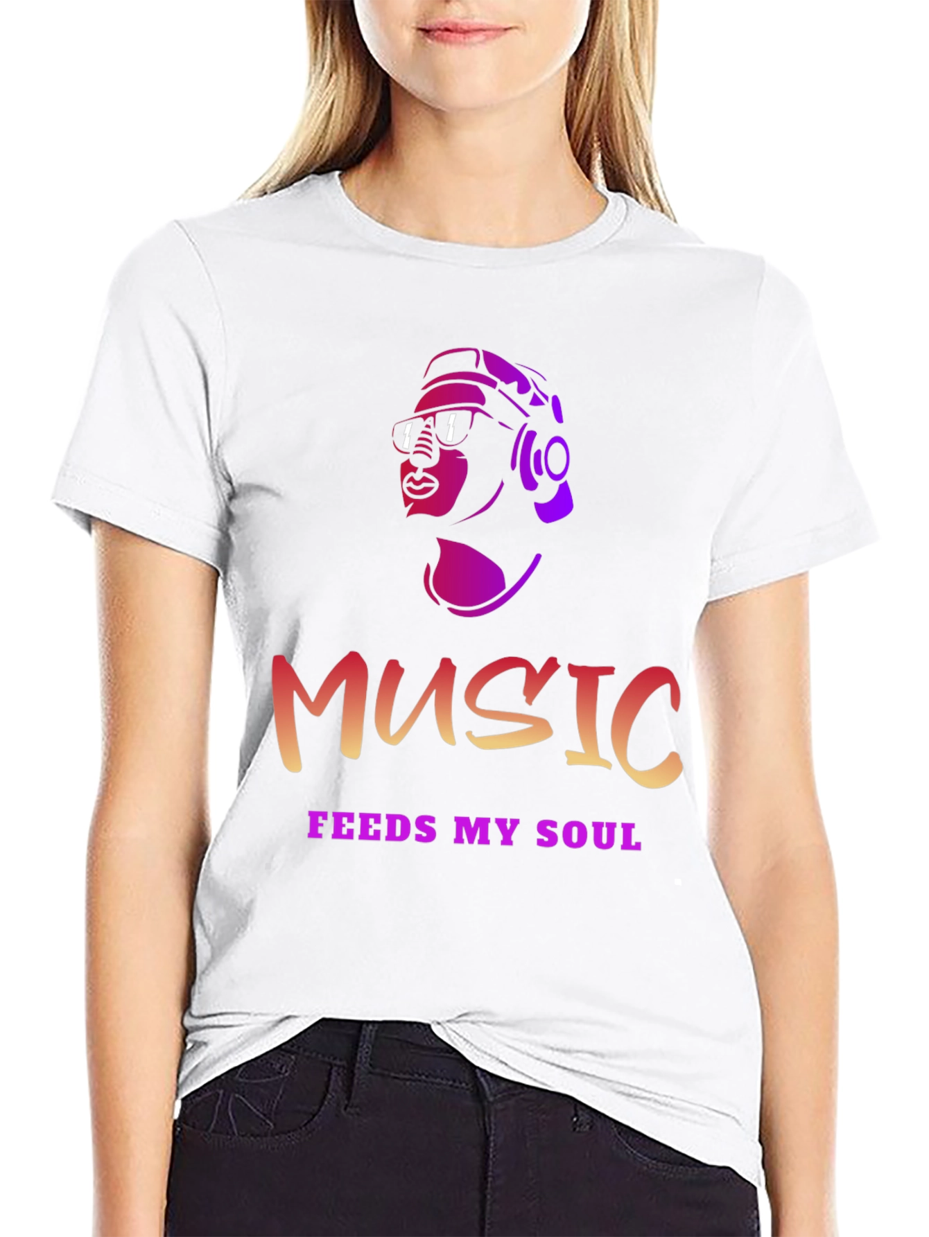 Music Feeds My Soul Graphic Tee