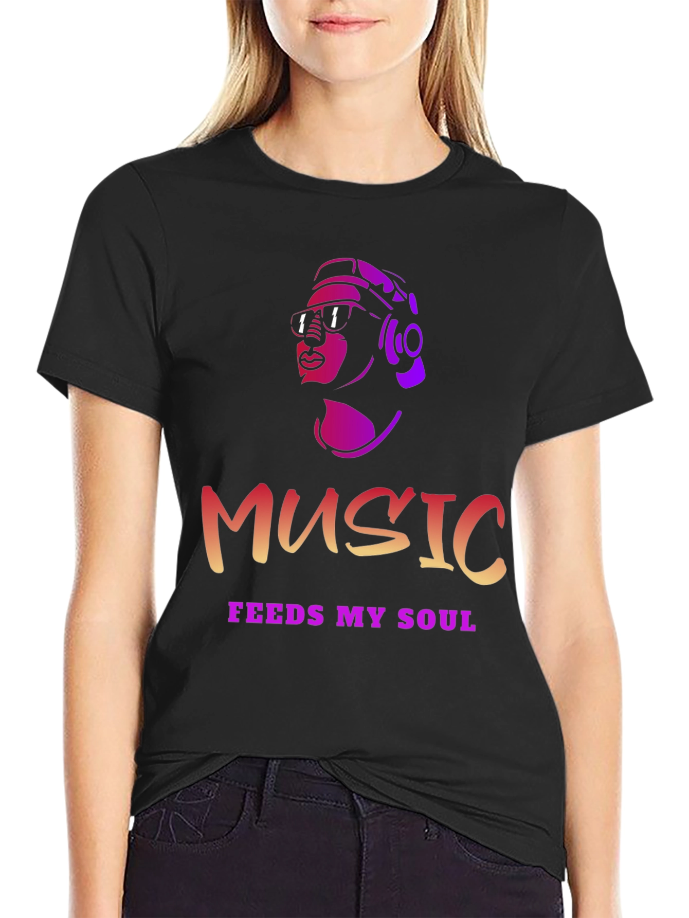 Music Feeds My Soul Graphic Tee