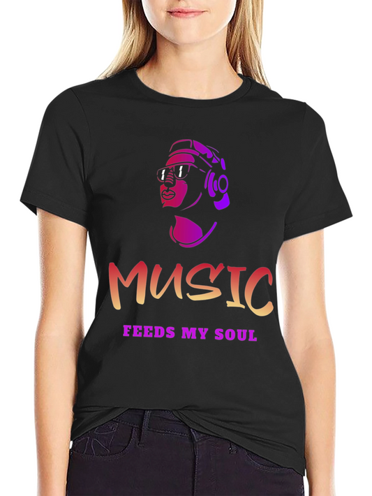 Music Feeds My Soul Graphic Tee