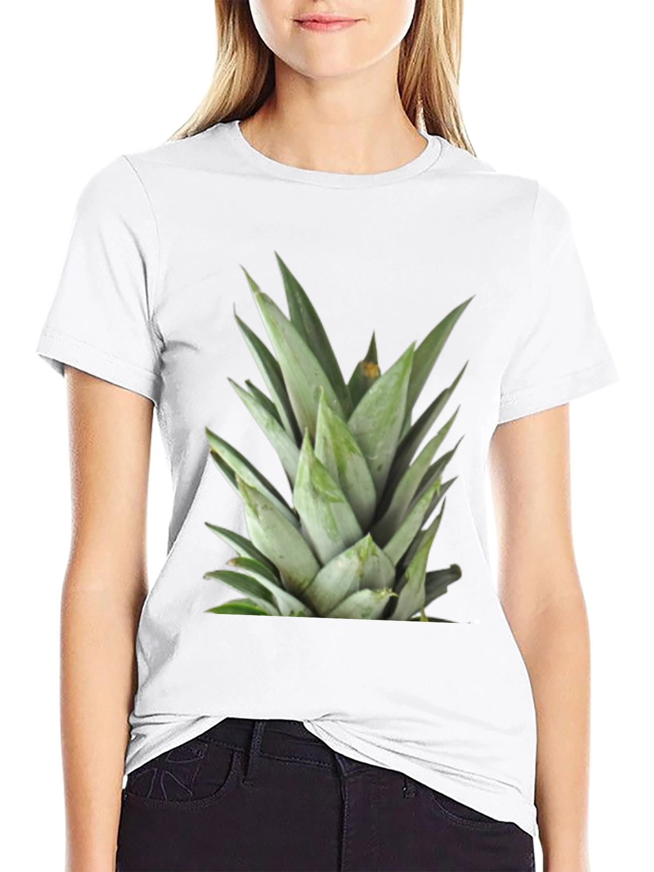 Pineapple Crown Graphic Tee - Tropical Style