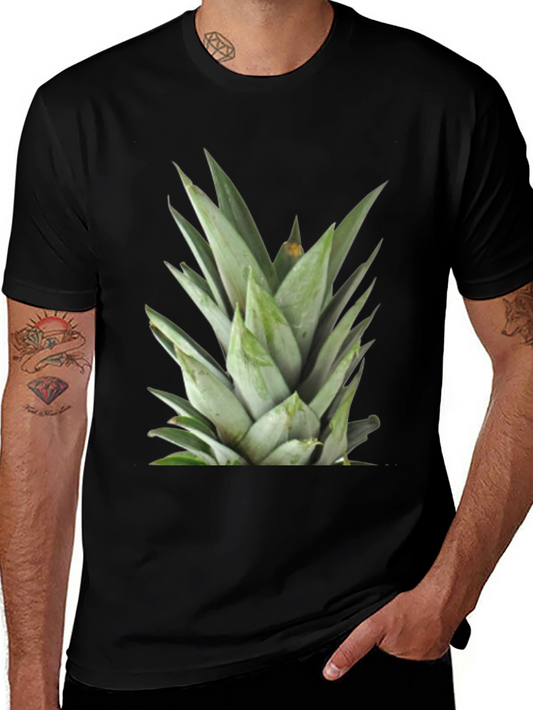 Pineapple Crown Graphic Tee - Tropical Style