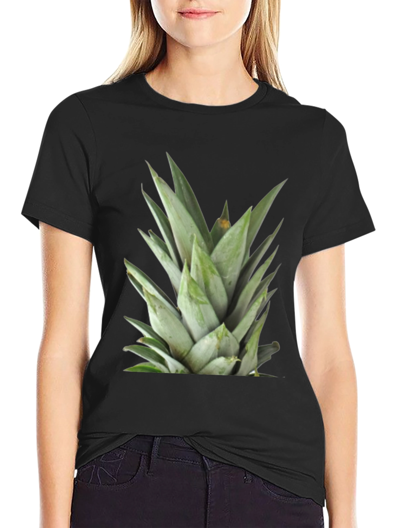 Pineapple Crown Graphic Tee - Tropical Style