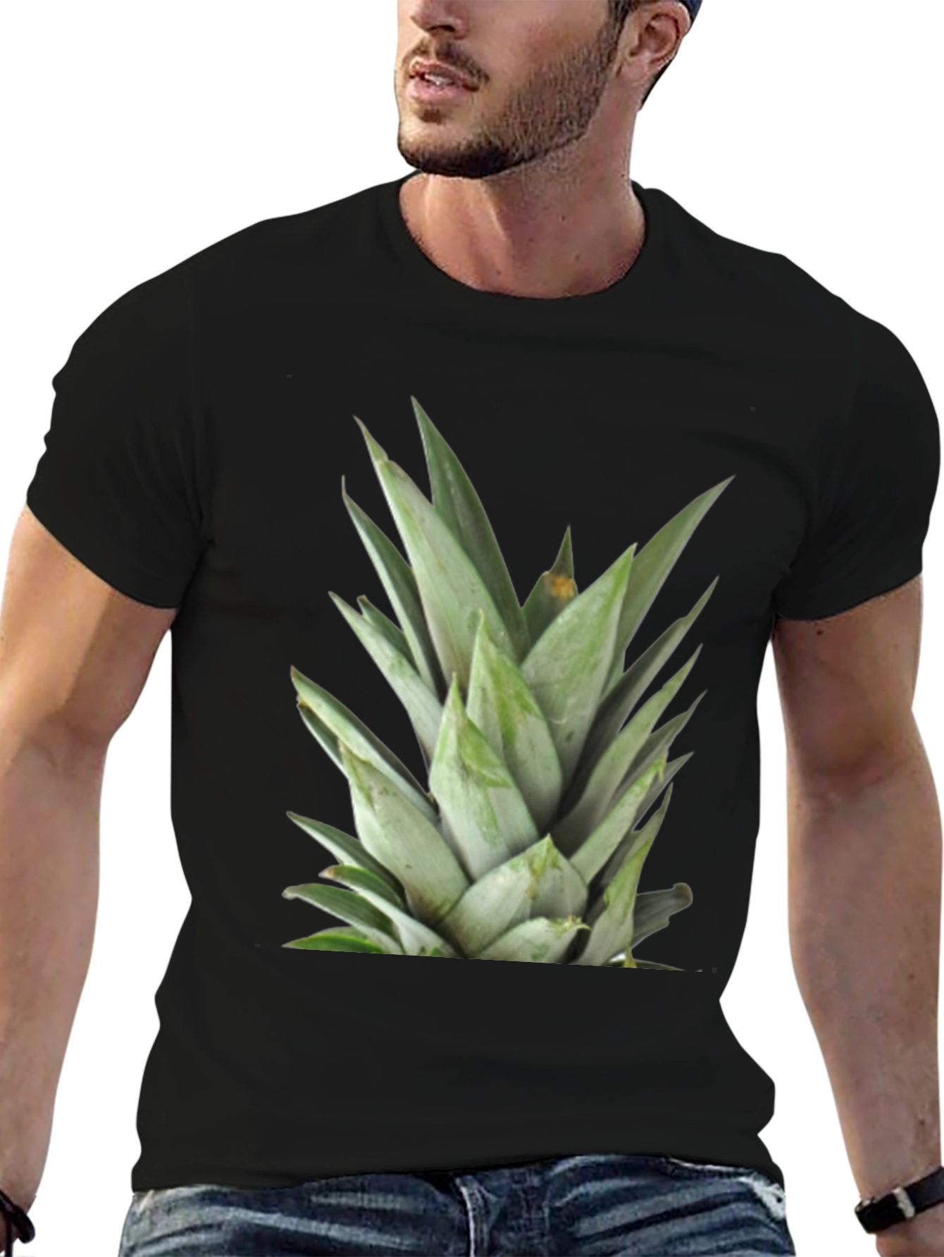 Pineapple Crown Graphic Tee - Tropical Style