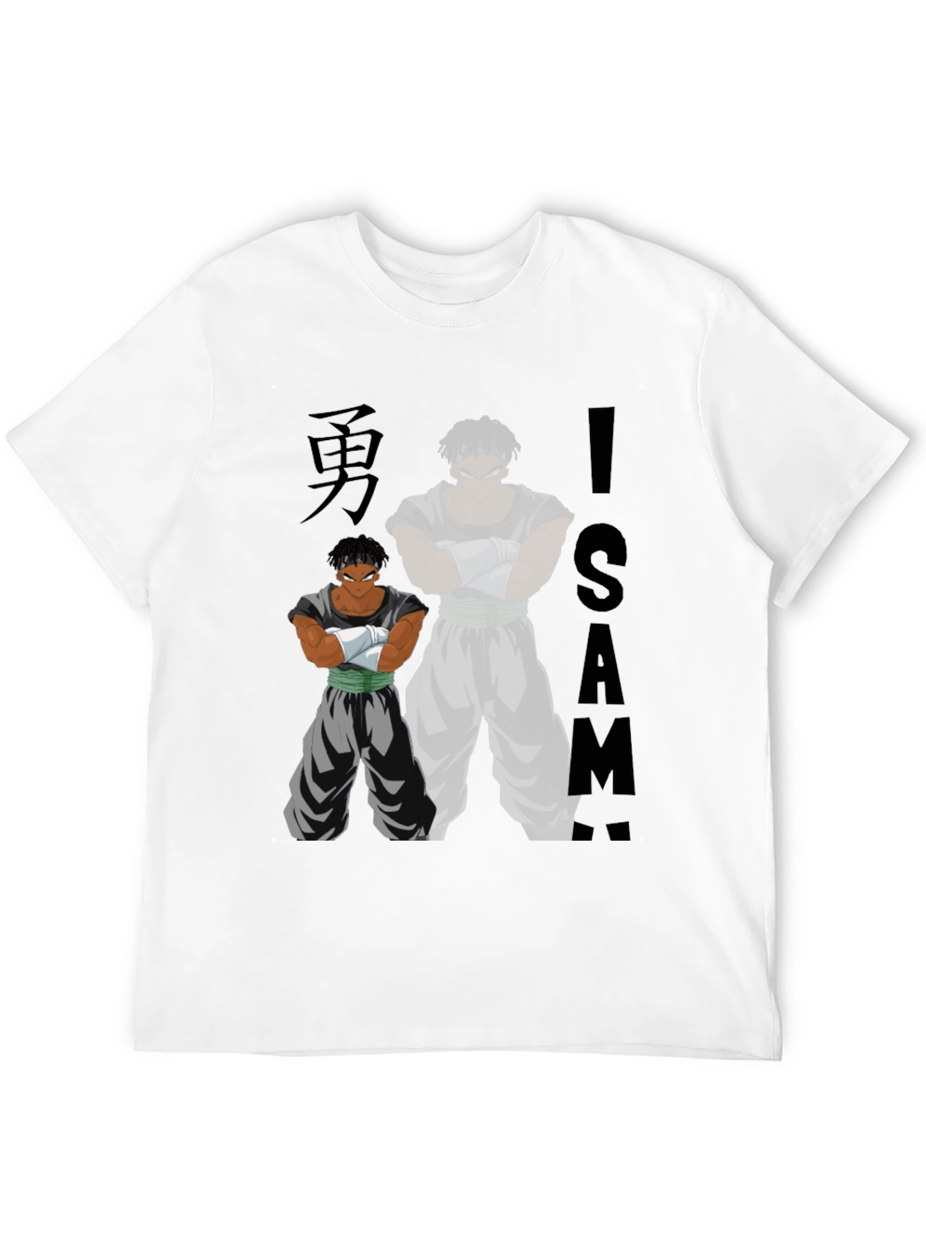 Anime Inspired Graphic Tee - ISA - Black