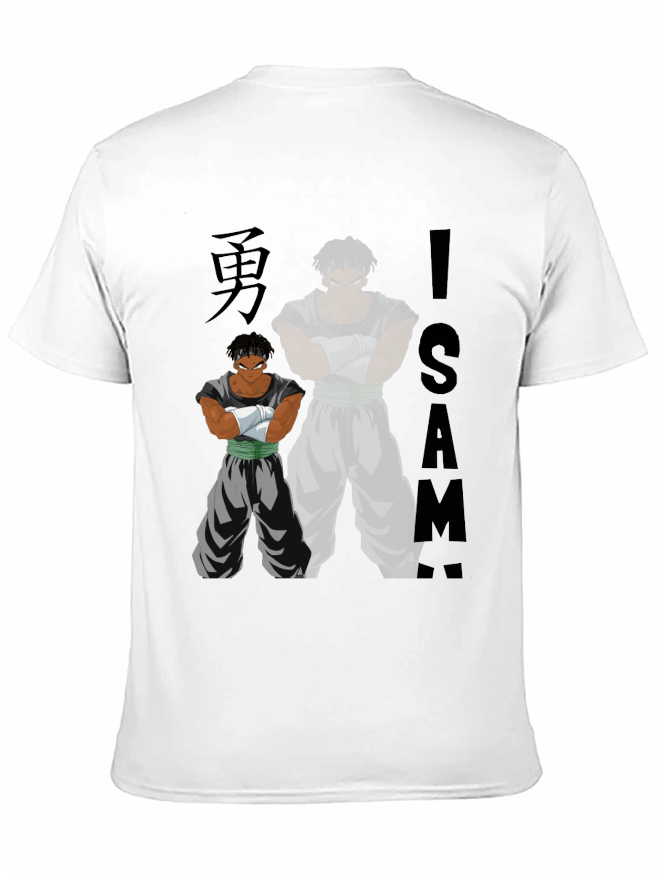 Anime Inspired Graphic Tee - ISA - Black