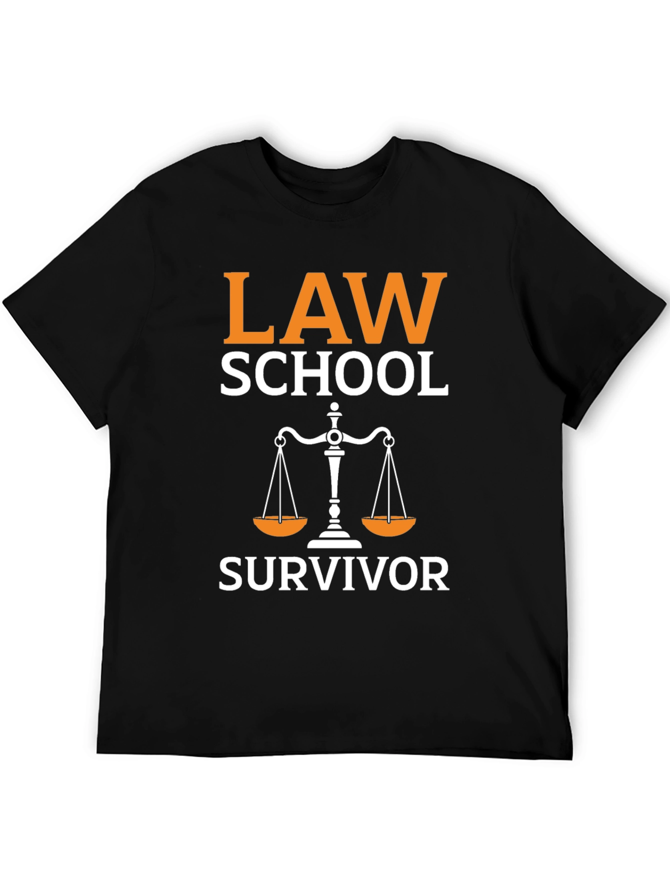 Law School Survivor T-Shirt - Scales of Justice