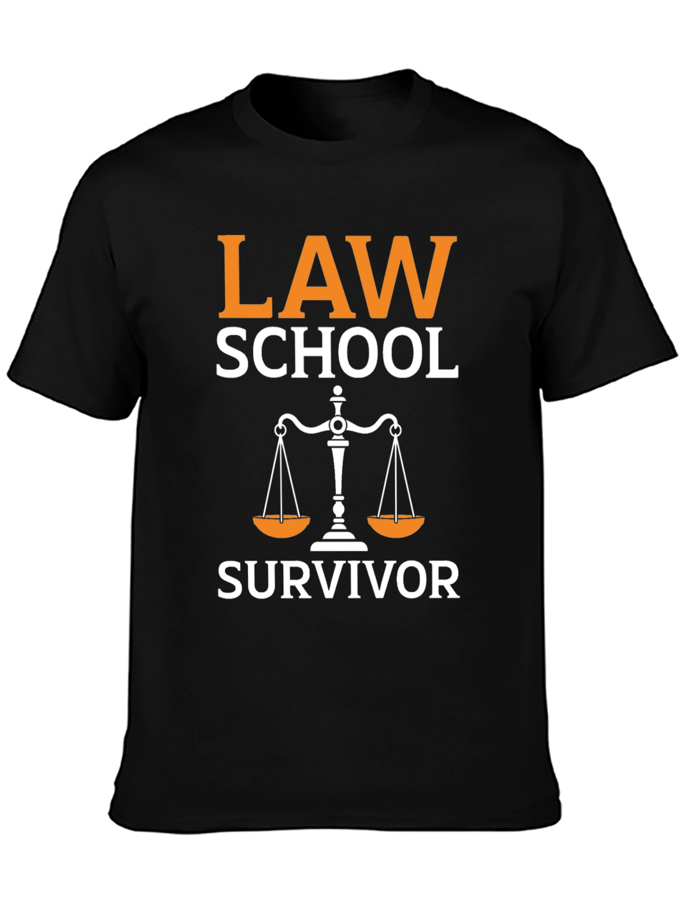 Law School Survivor T-Shirt - Scales of Justice