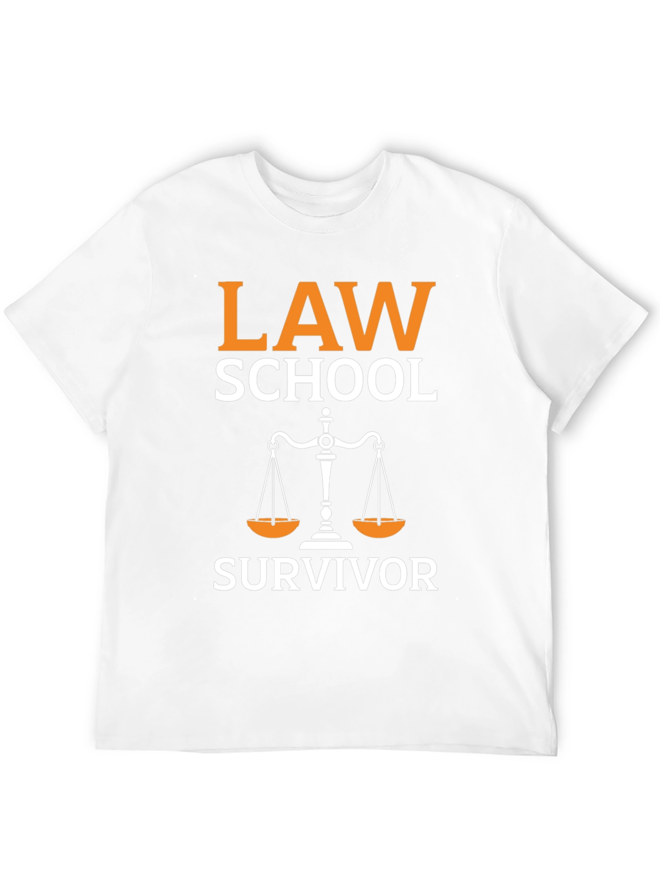 Law School Survivor T-Shirt - Scales of Justice