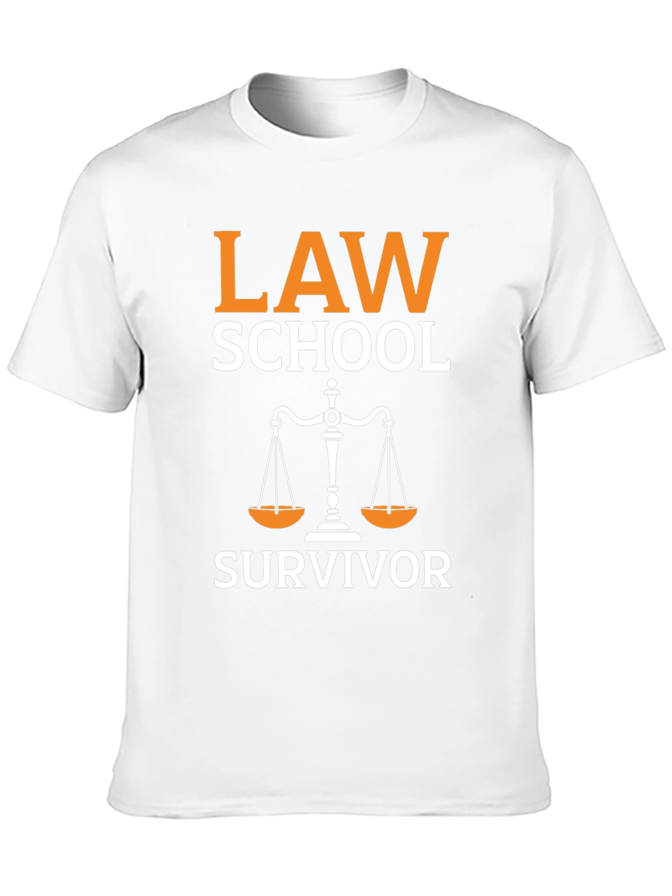 Law School Survivor T-Shirt - Scales of Justice