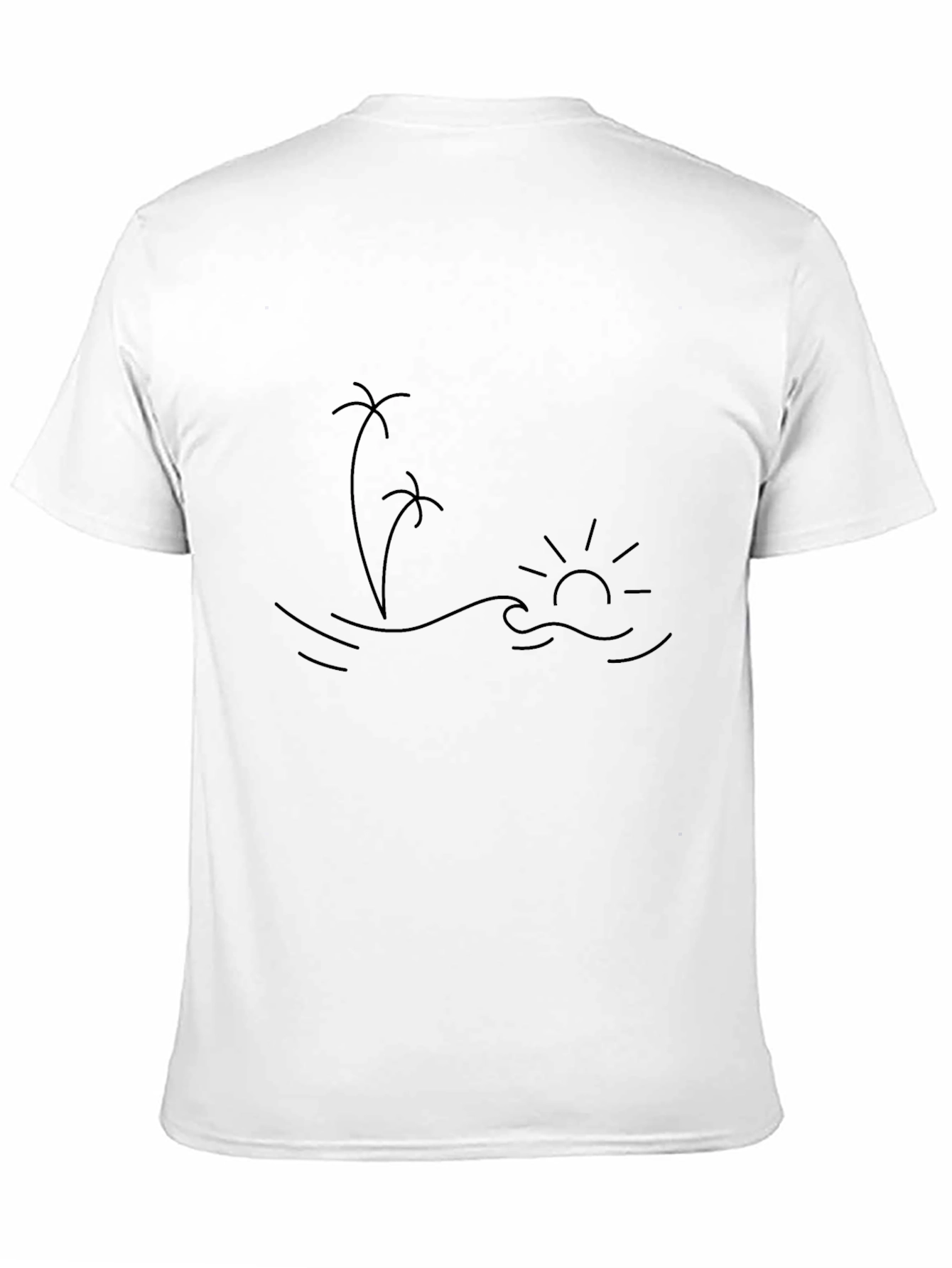 Island Vibes Graphic Tee - Black