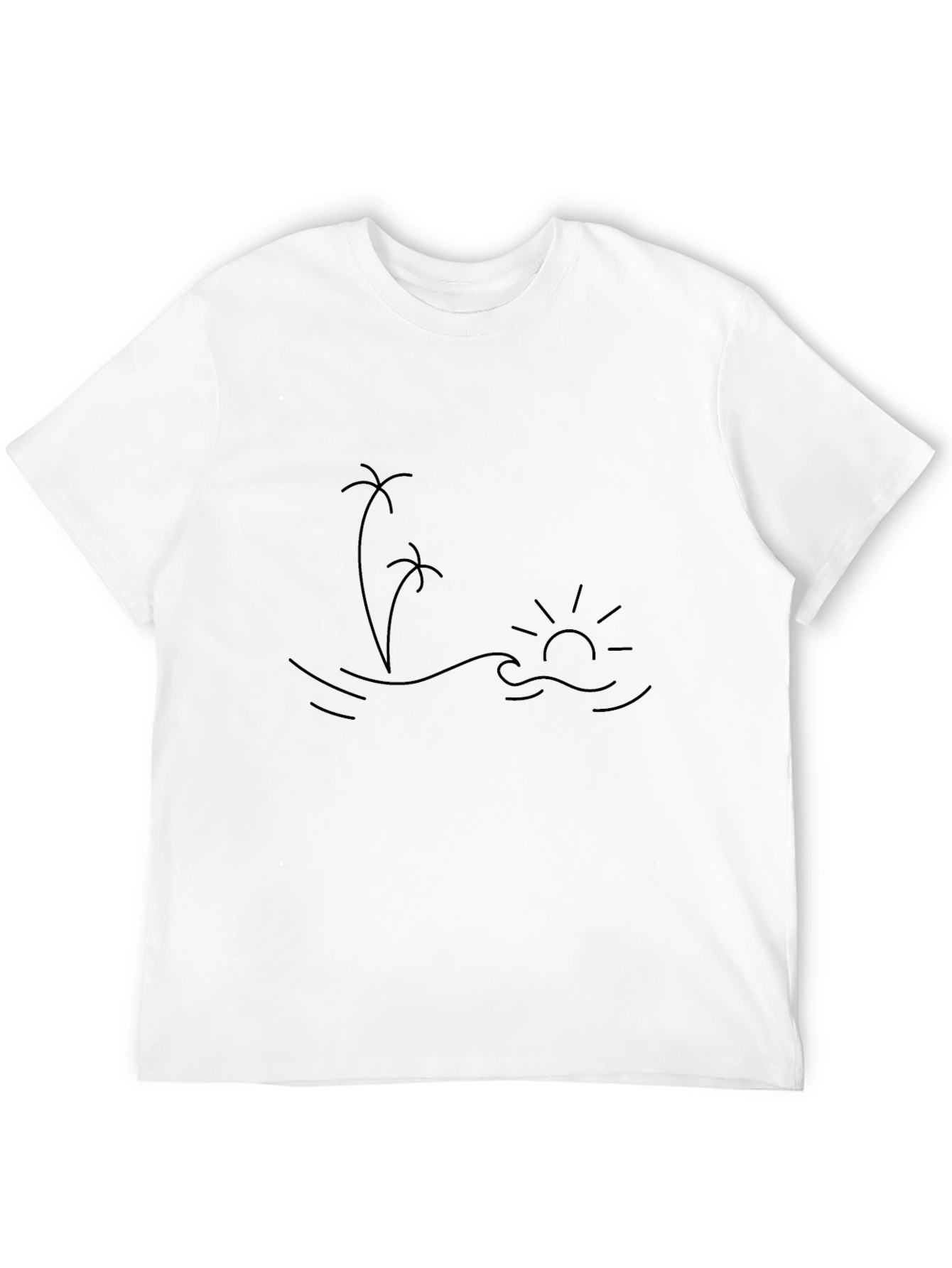Island Vibes Graphic Tee - Black