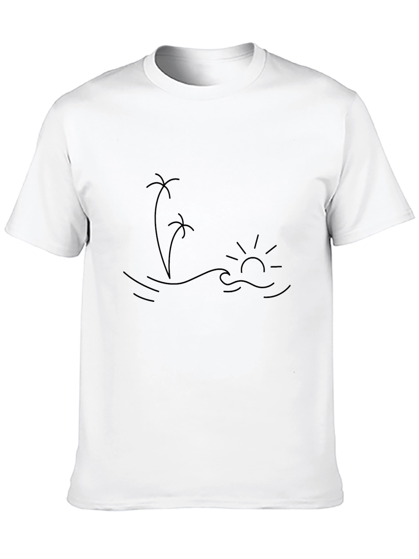 Island Vibes Graphic Tee - Black