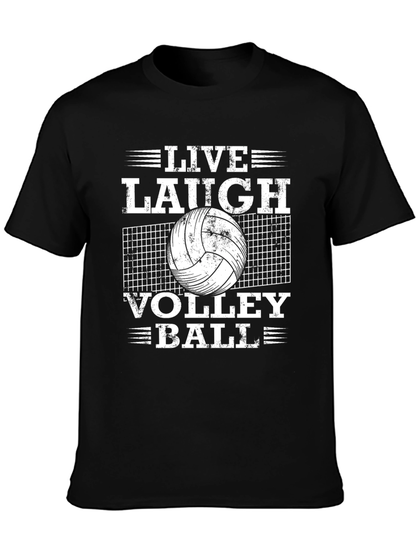 Live Laugh Volleyball Graphic Tee
