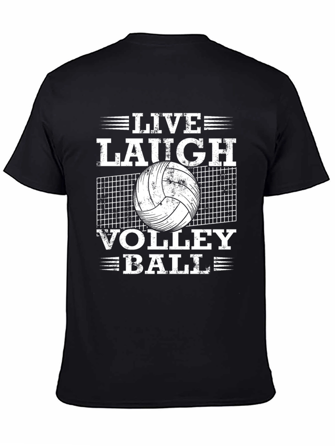 Live Laugh Volleyball Graphic Tee