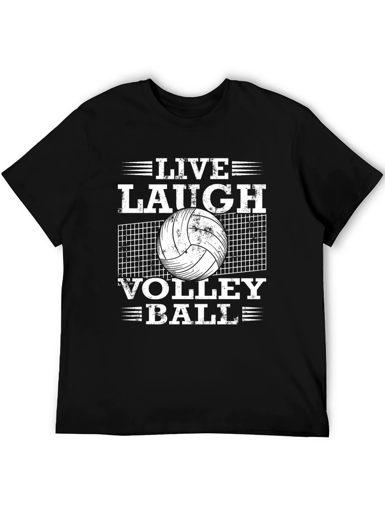 Live Laugh Volleyball Graphic Tee