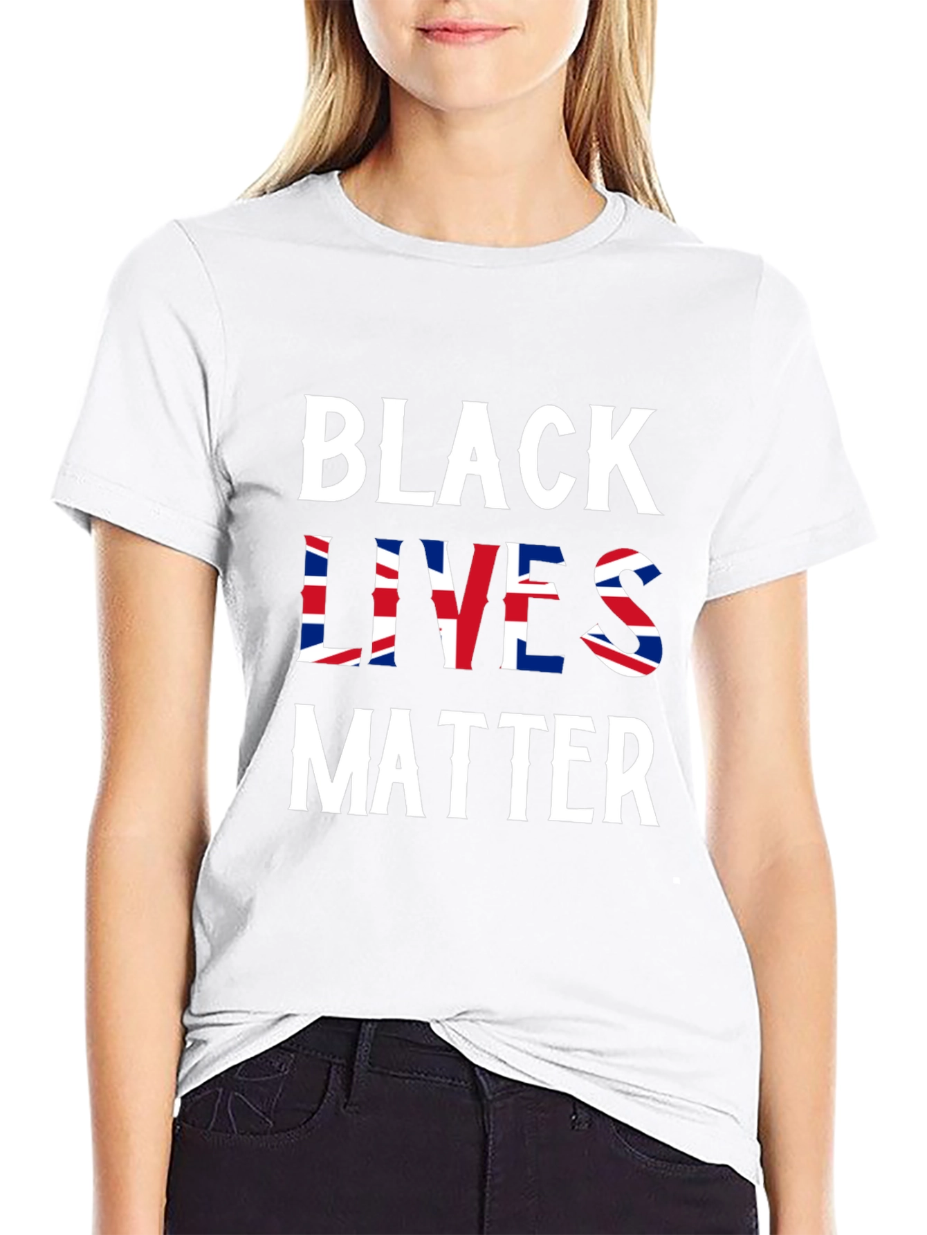 Black Lives Matter UK Flag T-Shirt