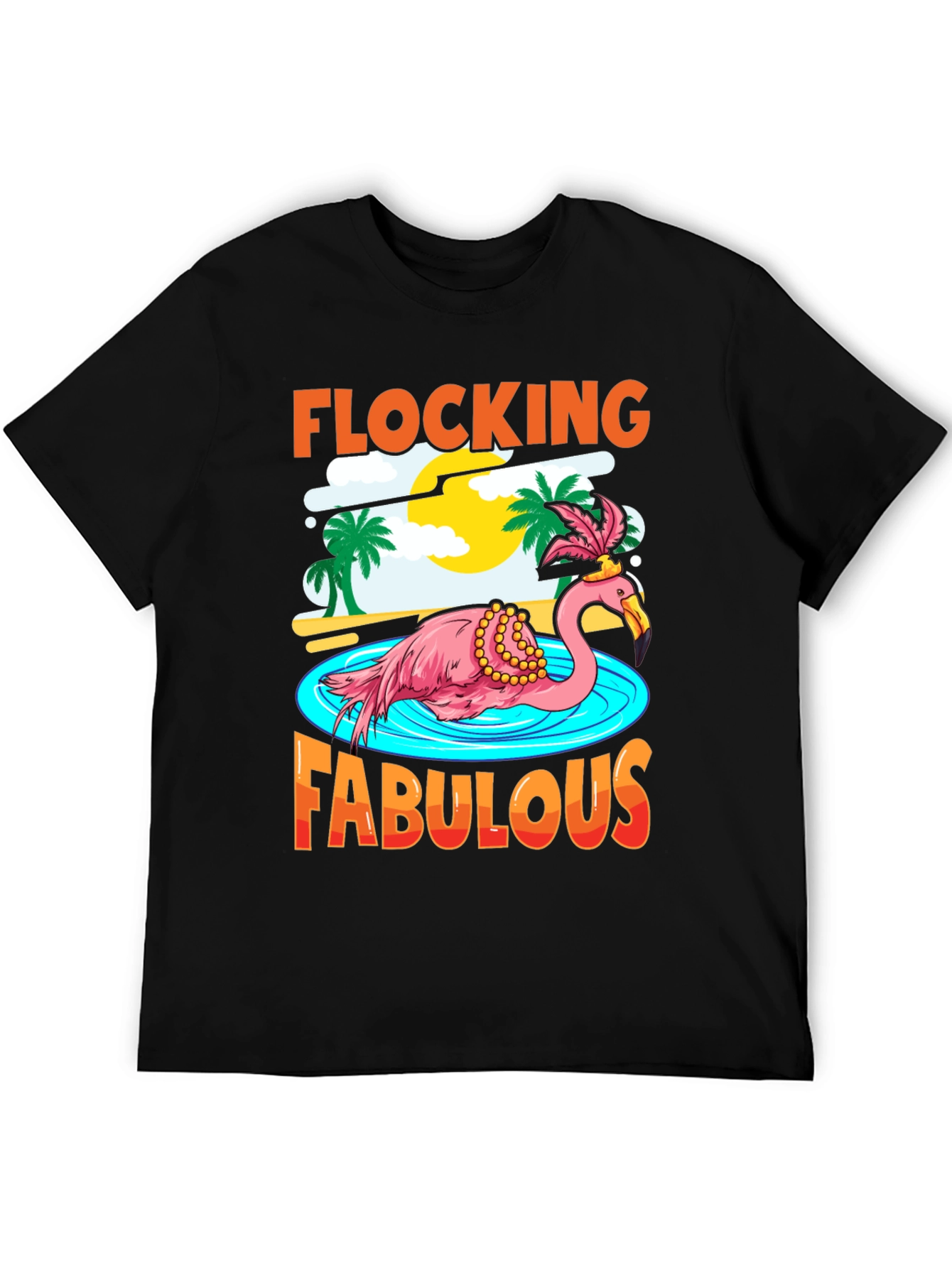 Flocking Fabulous Flamingo T-Shirt
