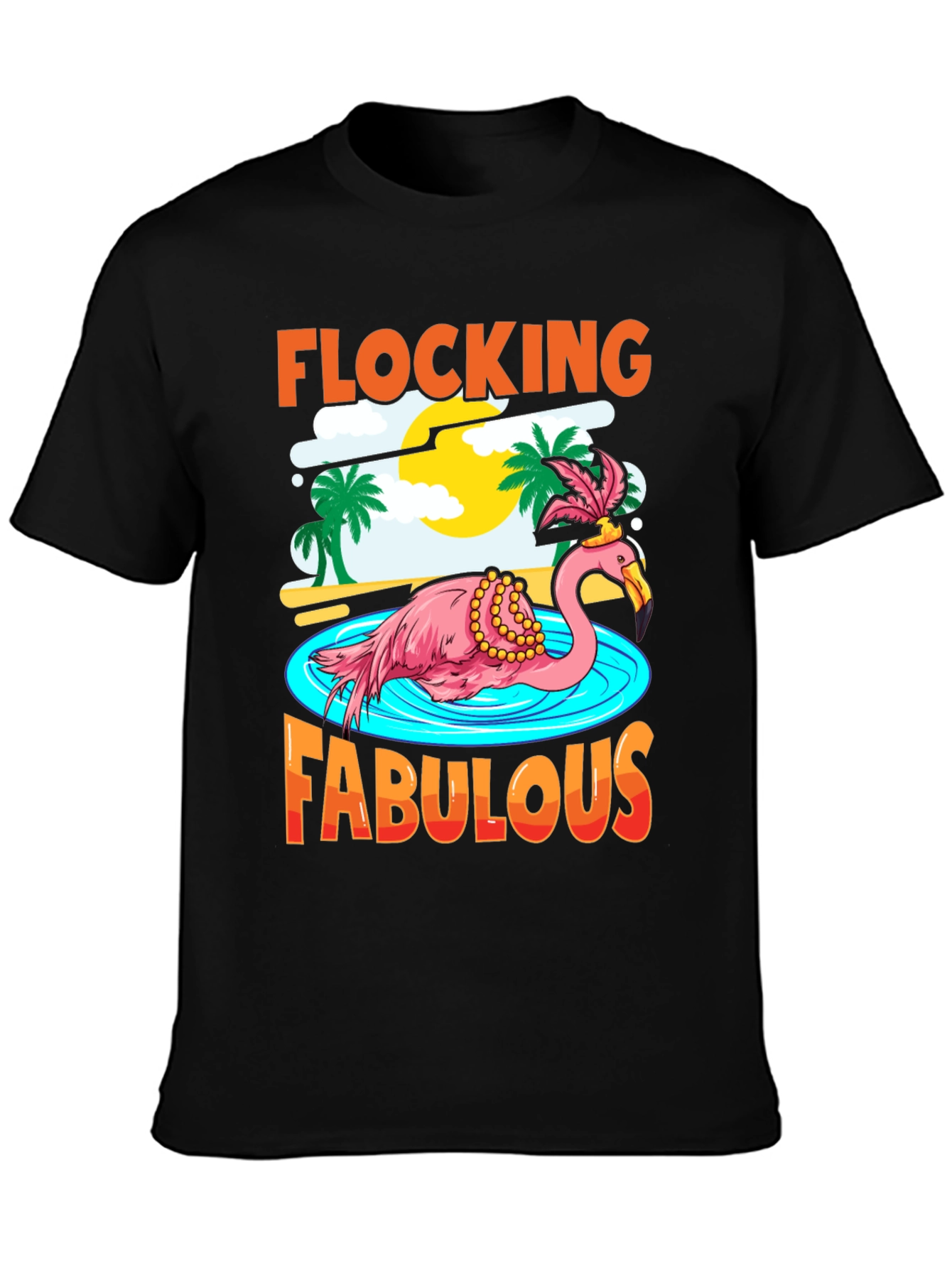 Flocking Fabulous Flamingo T-Shirt