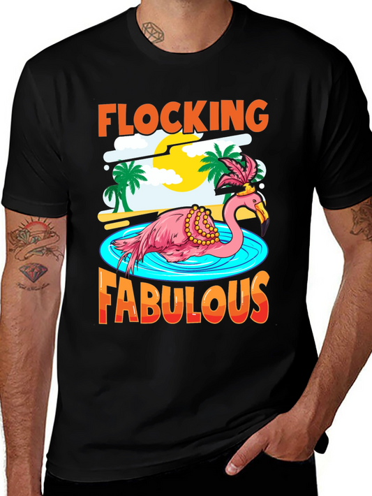 Flocking Fabulous Flamingo T-Shirt