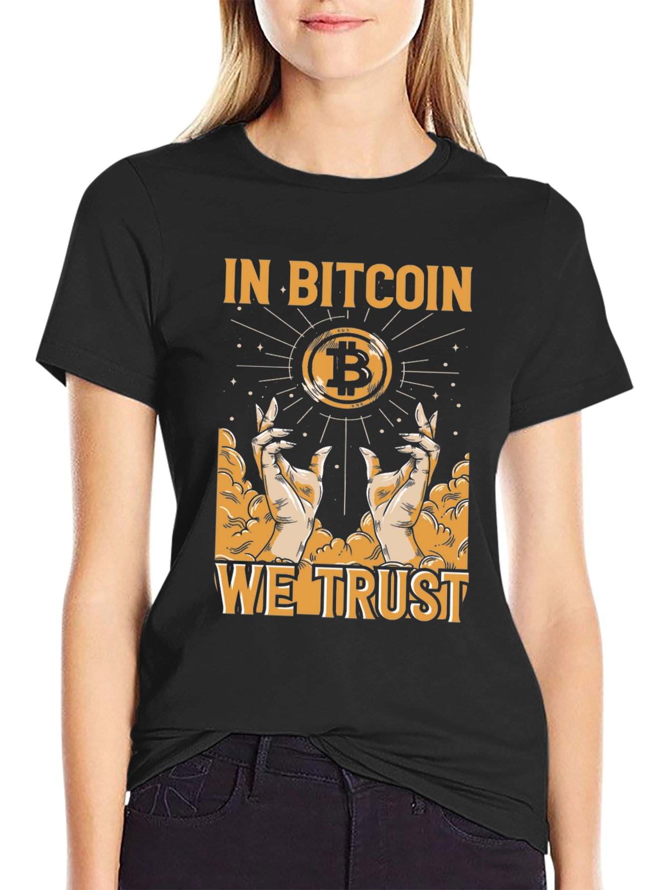 In Bitcoin We Trust Graphic Tee