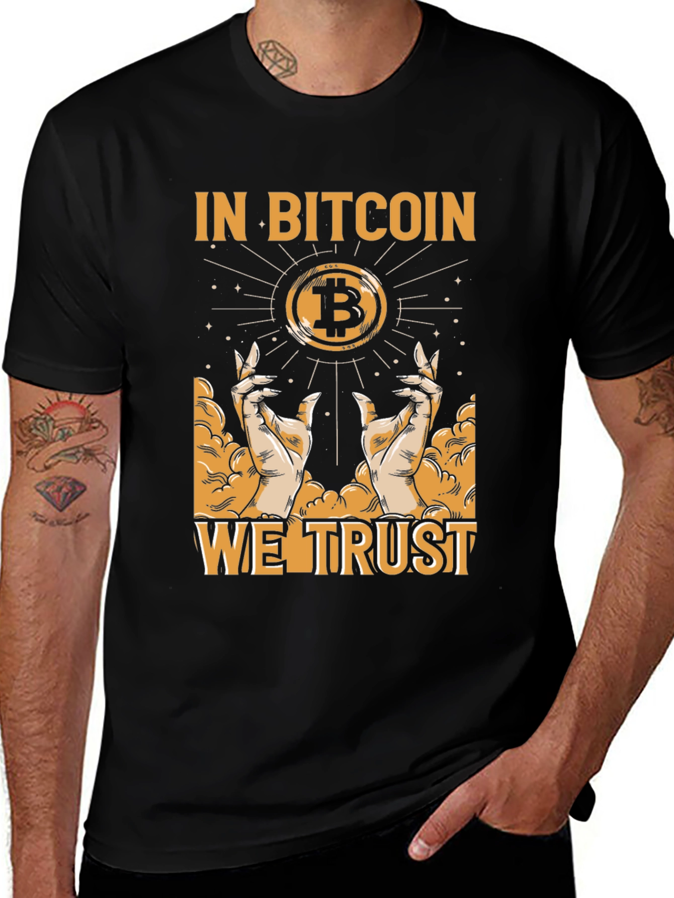 In Bitcoin We Trust Graphic Tee