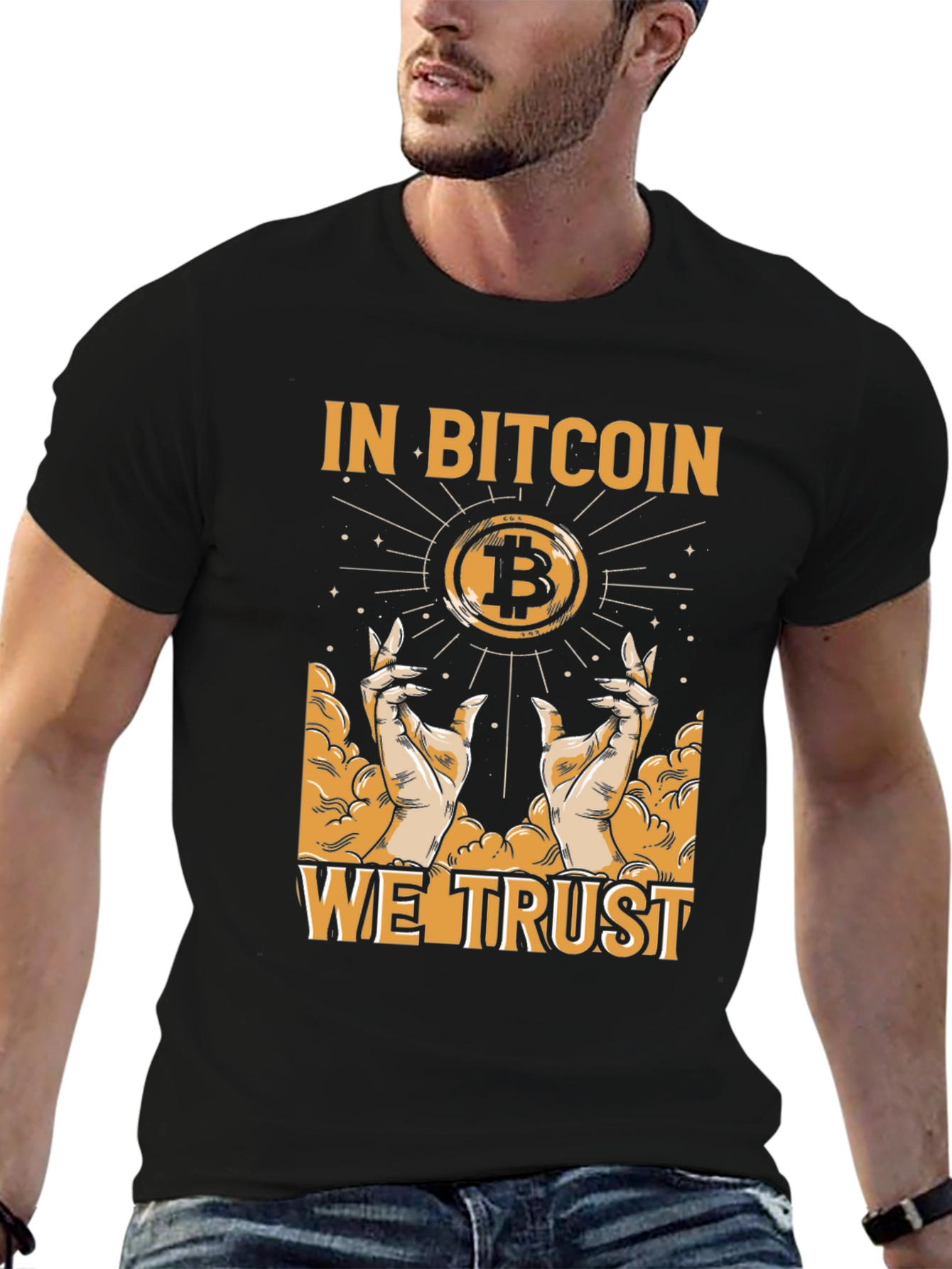 In Bitcoin We Trust Graphic Tee