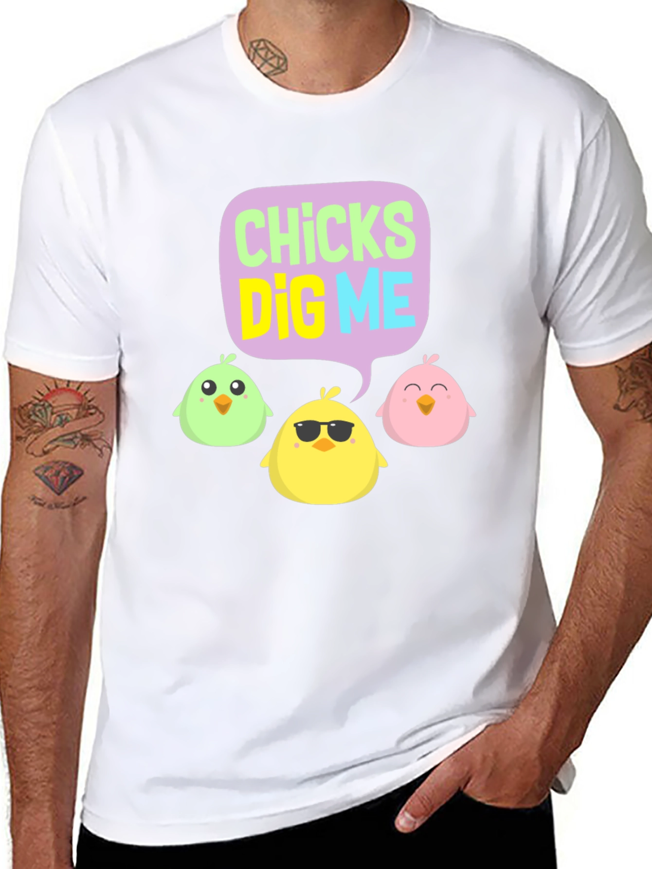 Chicks Dig Me T-Shirt | Easter Novelty