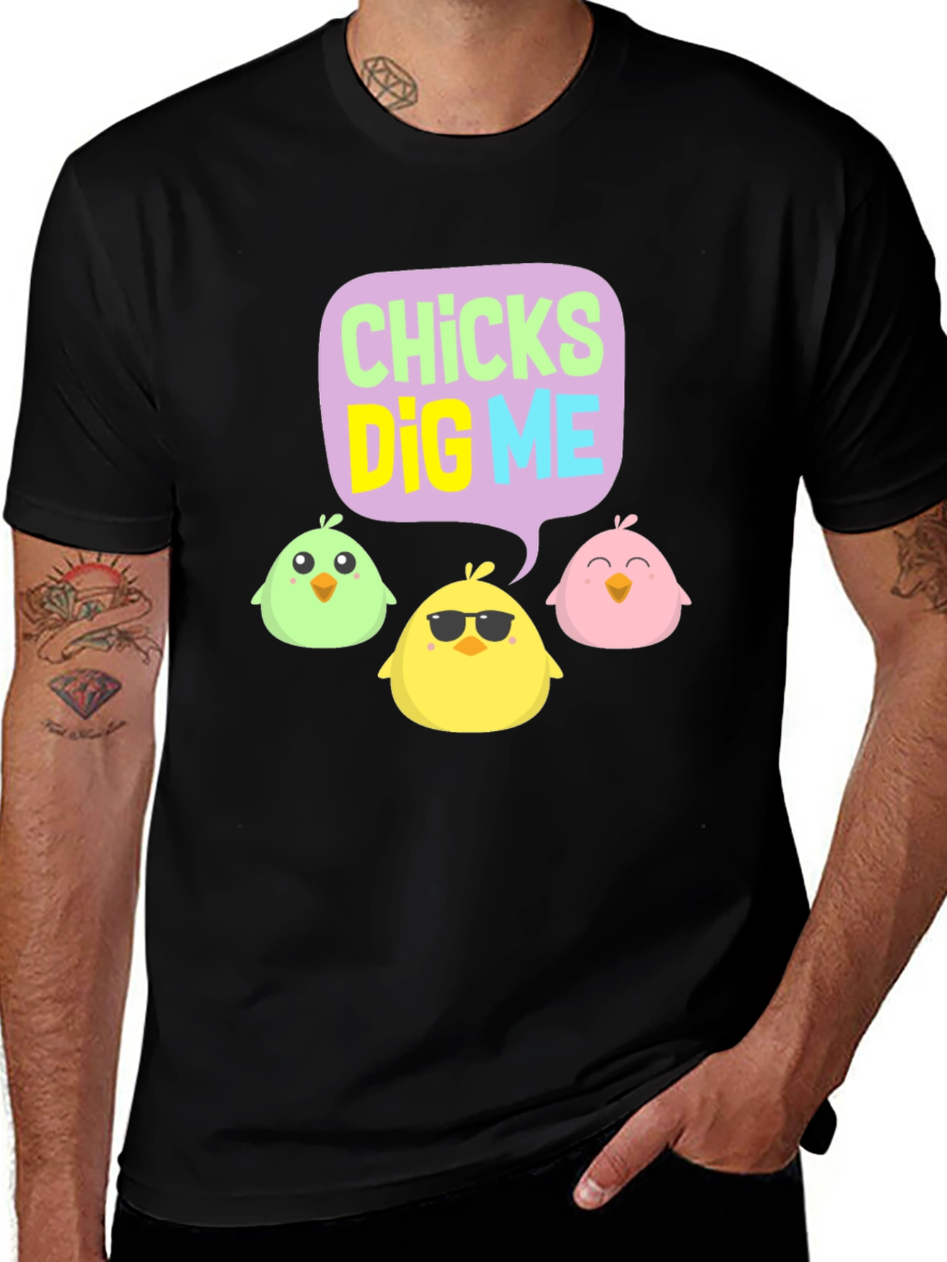 Chicks Dig Me T-Shirt | Easter Novelty