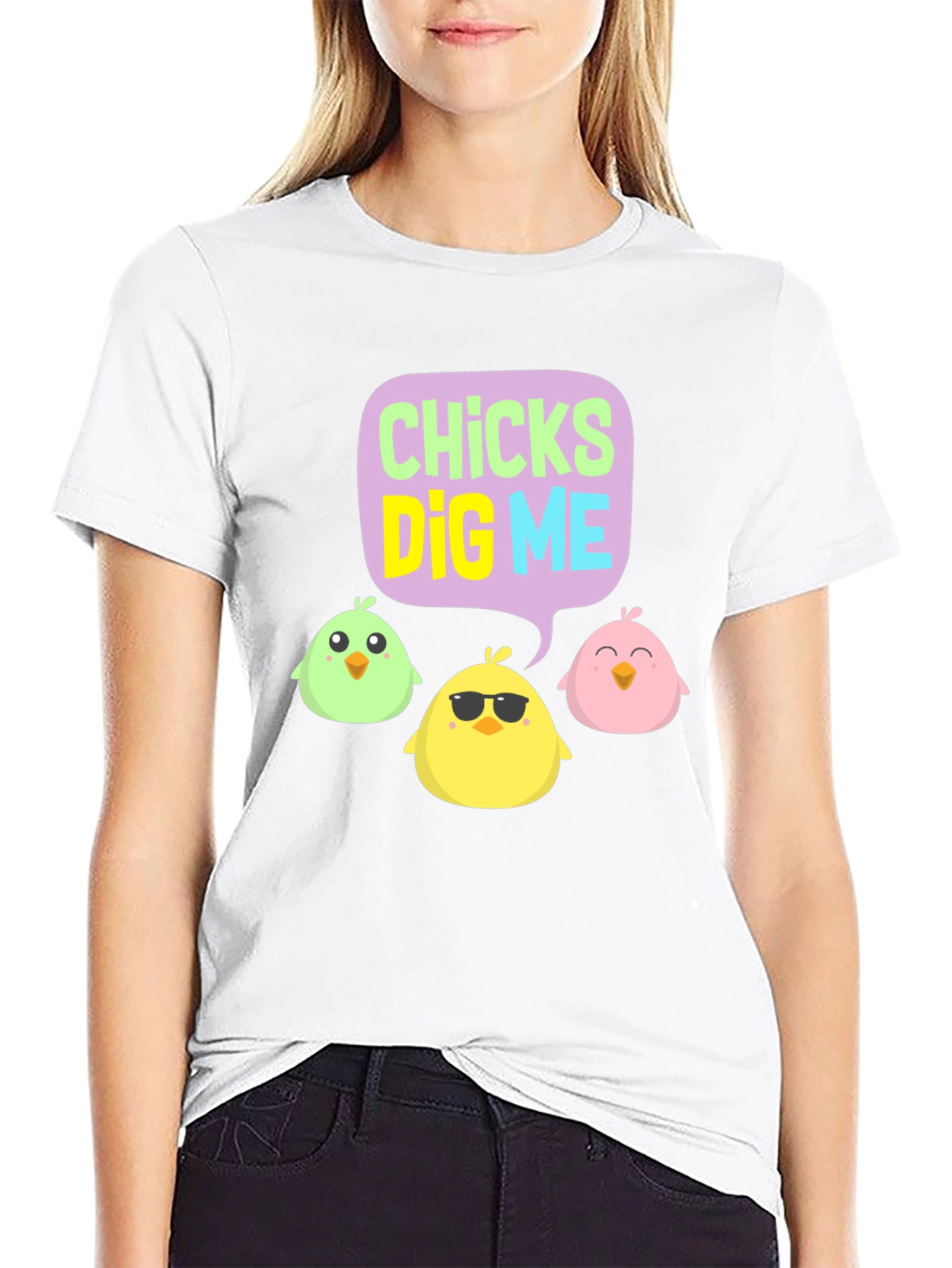 Chicks Dig Me T-Shirt | Easter Novelty