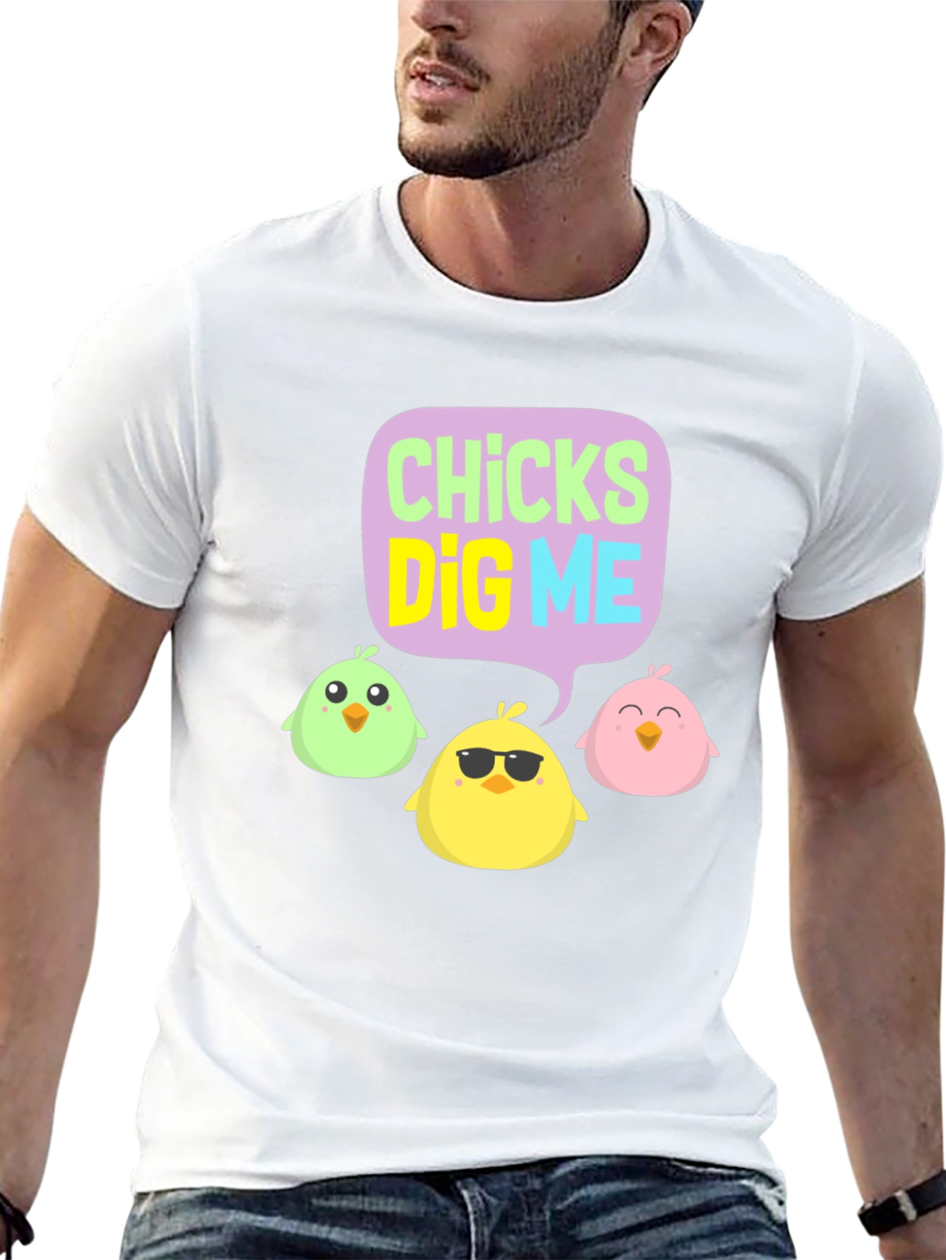 Chicks Dig Me T-Shirt | Easter Novelty