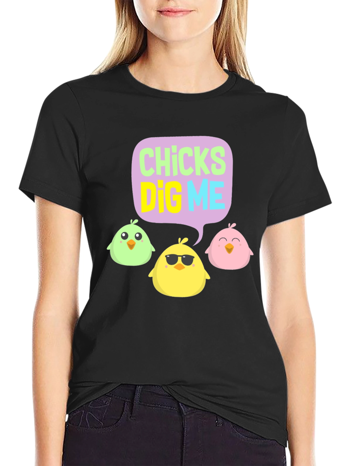 Chicks Dig Me T-Shirt | Easter Novelty