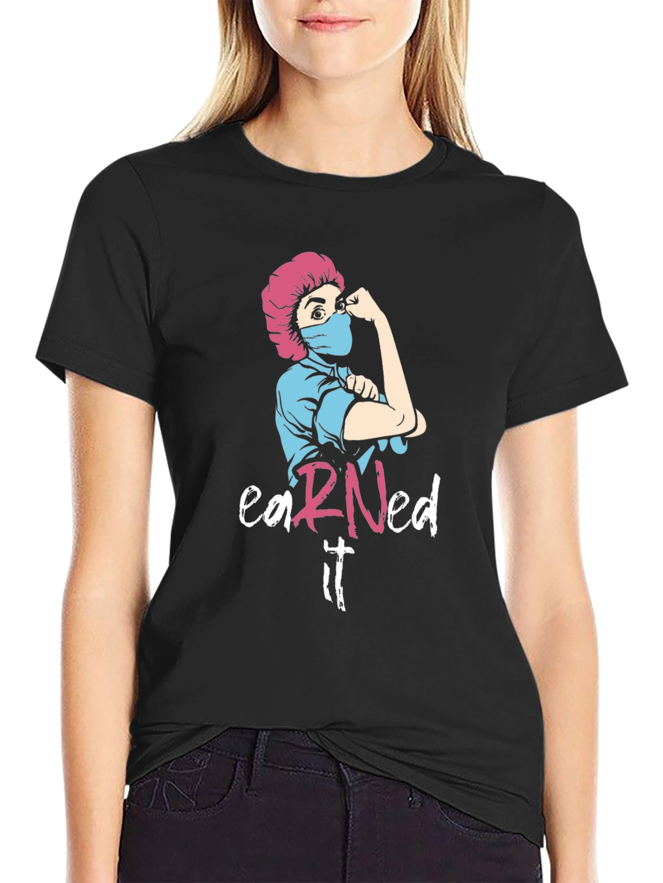Earned It RN Nurse T-Shirt
