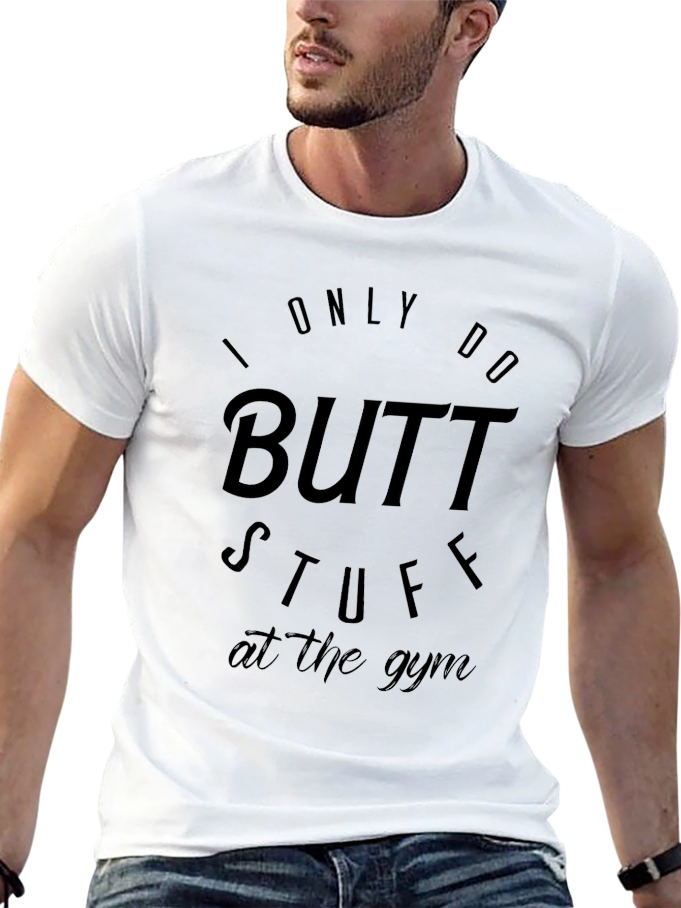 Butt Stuff Gym T-Shirt - Mens Graphic Tee