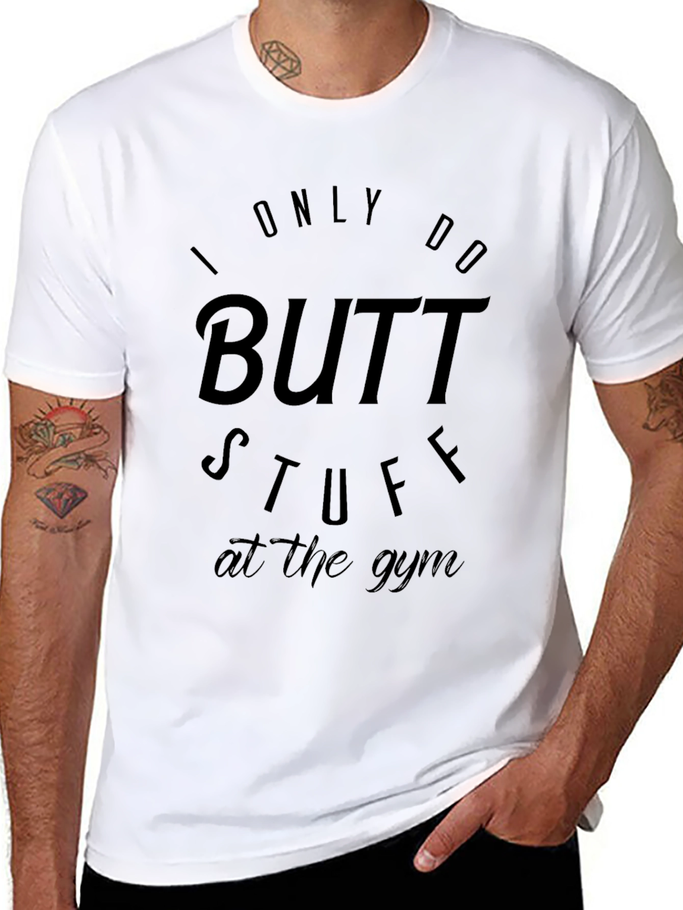 Butt Stuff Gym T-Shirt - Mens Graphic Tee