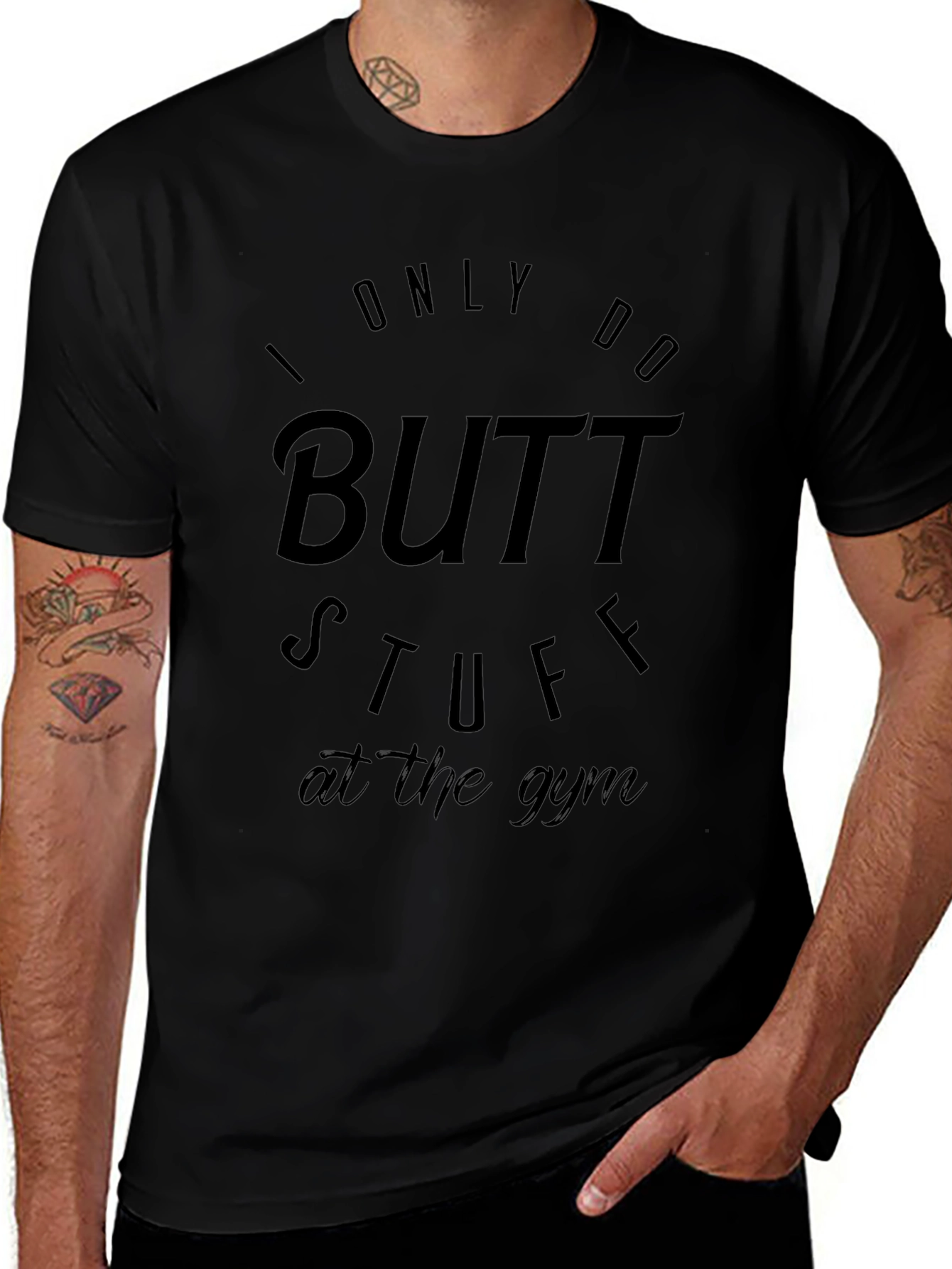 Butt Stuff Gym T-Shirt - Mens Graphic Tee